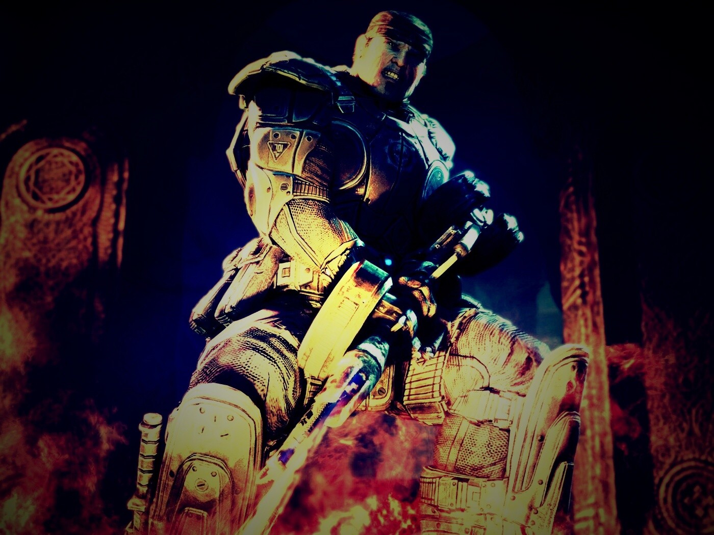 Персонаж из Gears of War обои