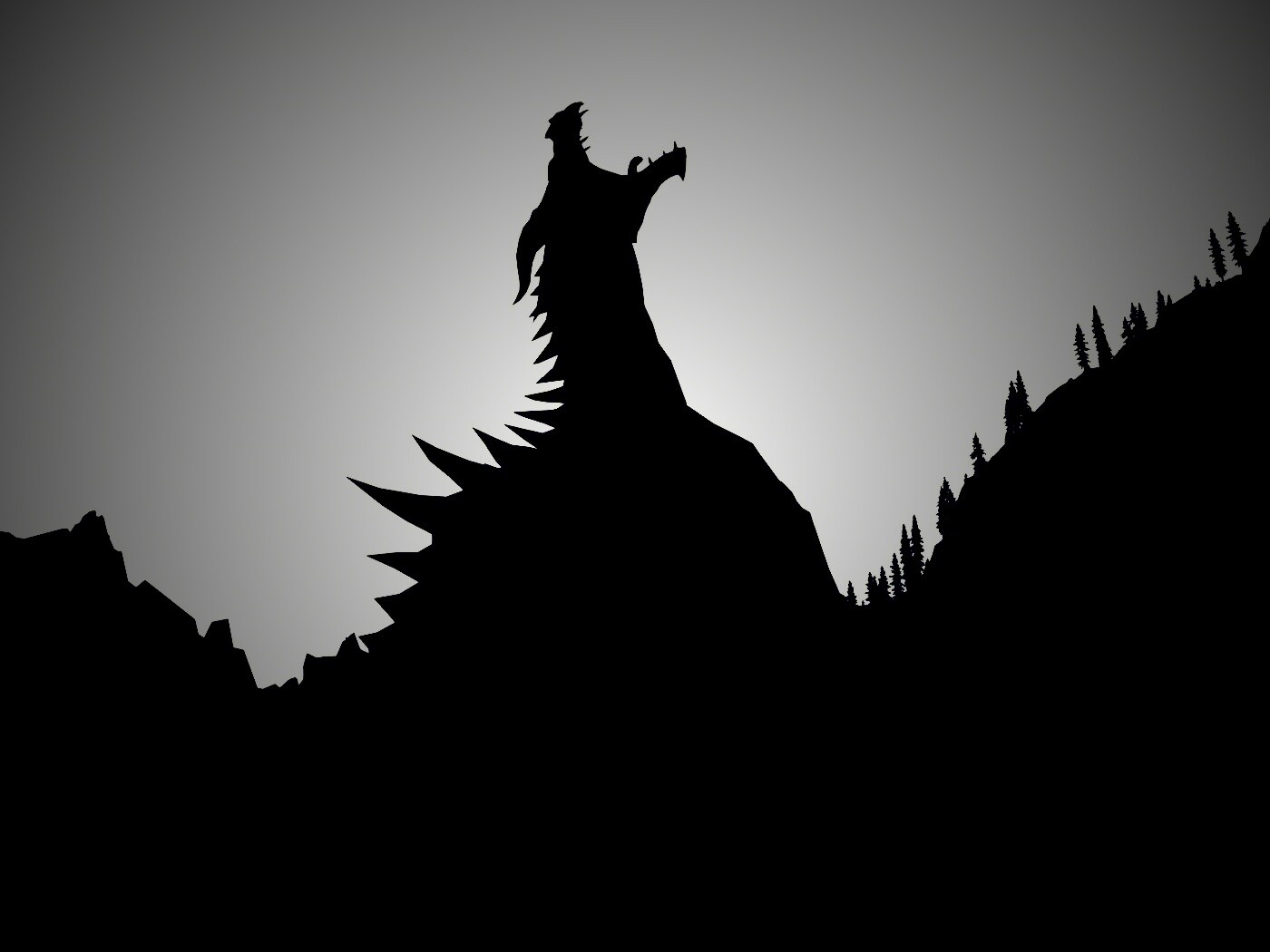 Крик из The Elder Scrolls V: Skyrim обои