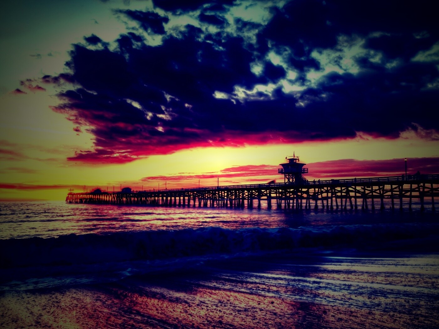 Морской прилив обои