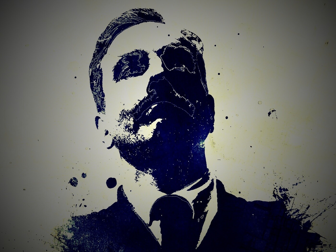 Мужчина в костюме обои