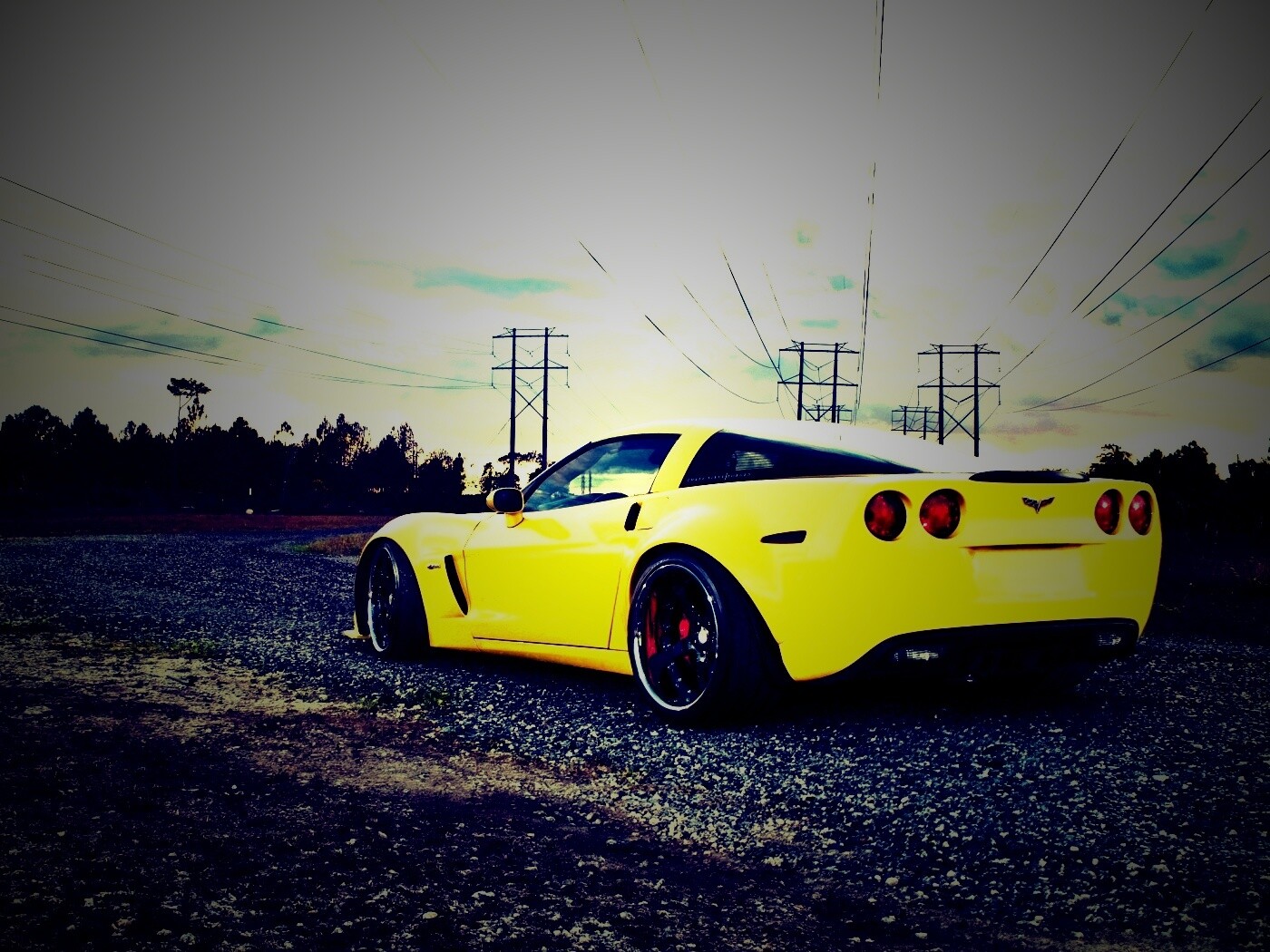 Chevrolet corvette обои