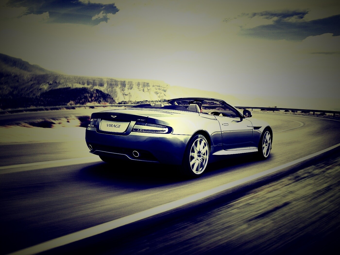 Астон кабриолет обои