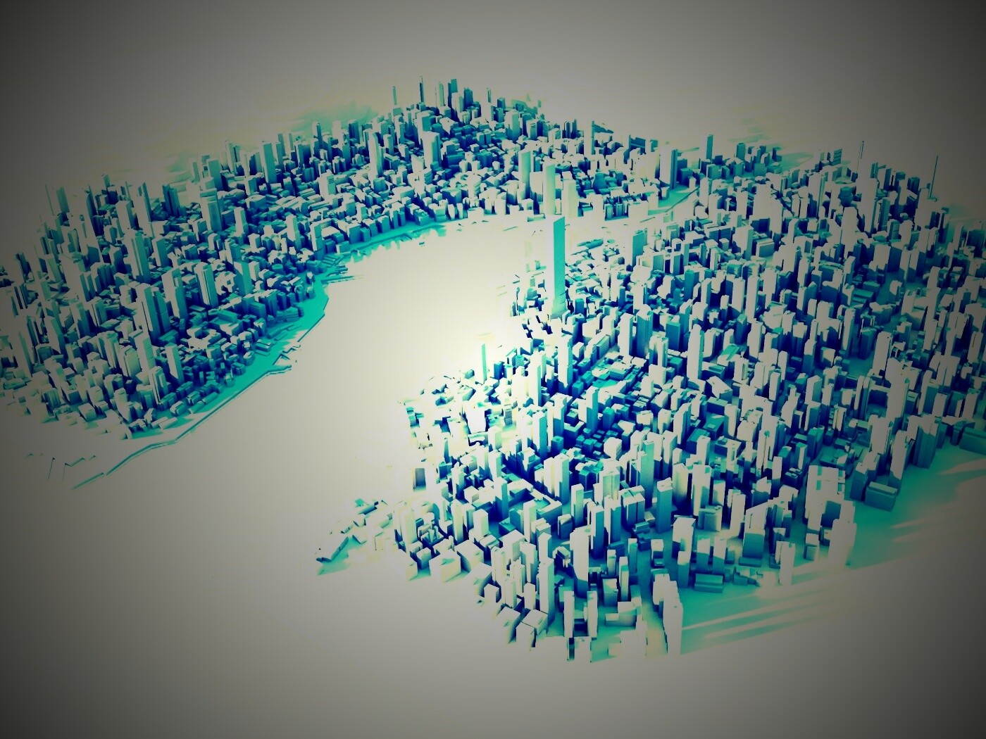 Город из Mirrors Edge обои