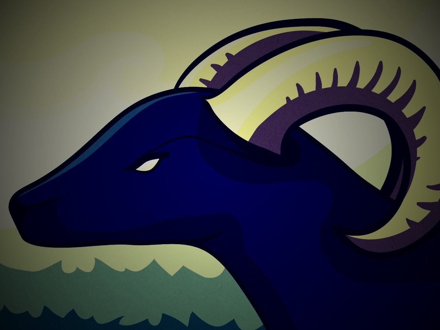 Векторный баран обои