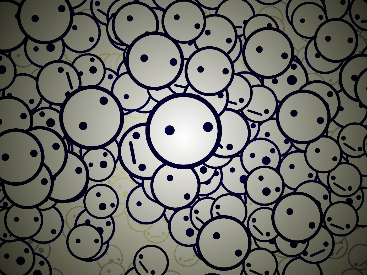 Фон из смайликов обои