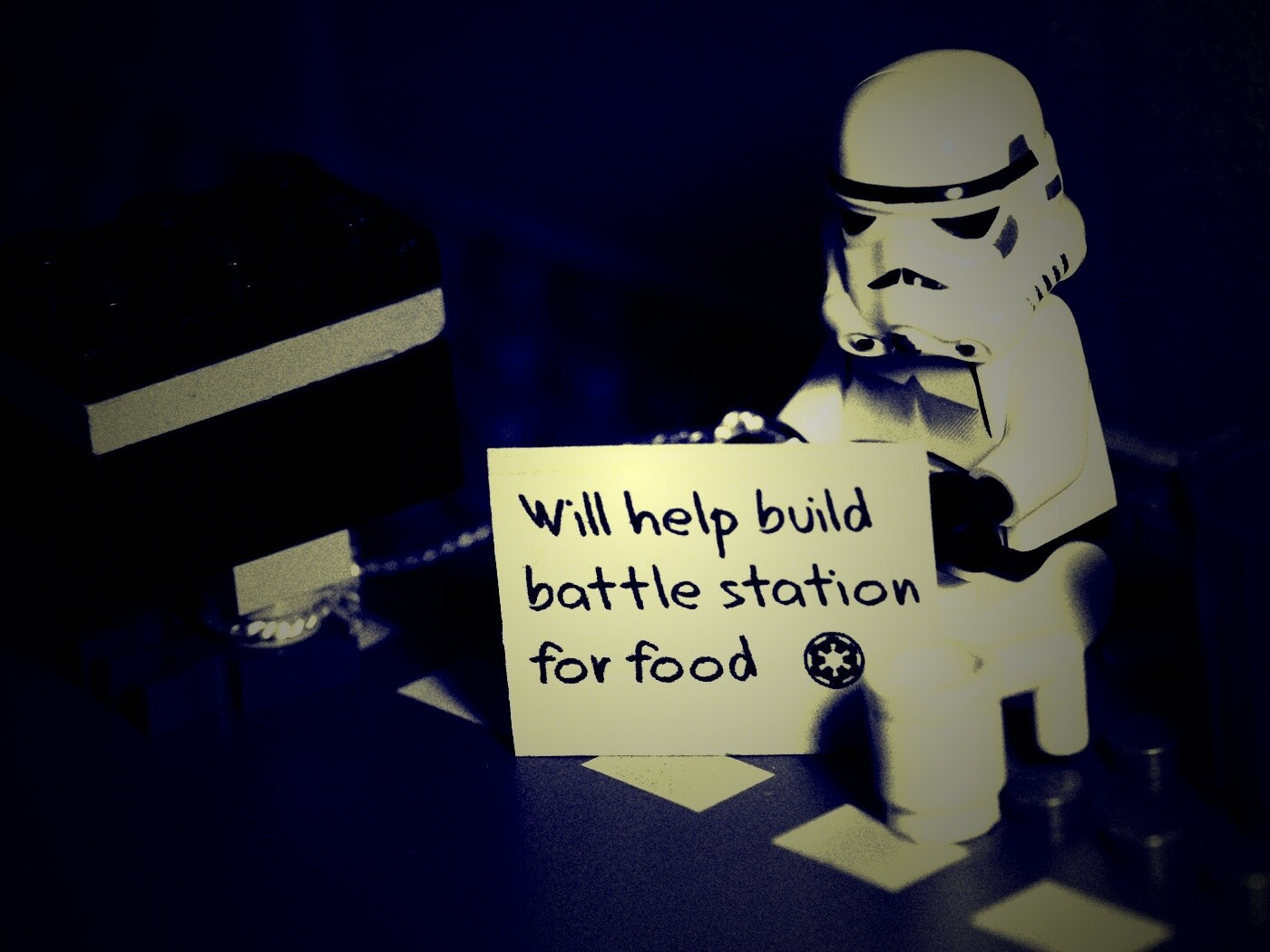 Помогу построить Звезду Смерти за еду обои