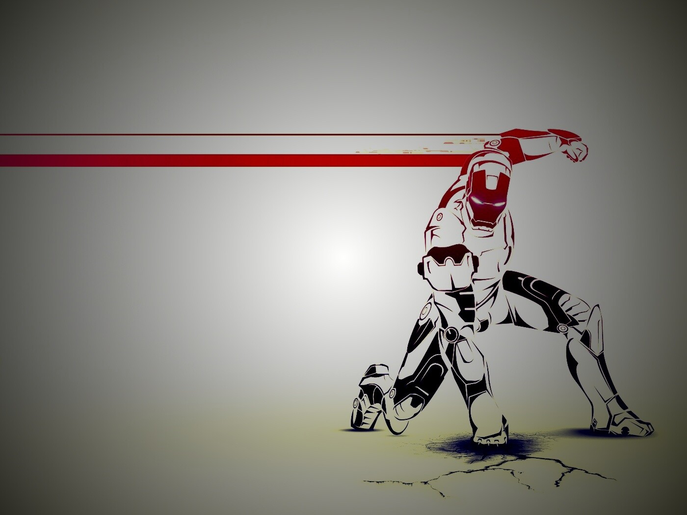 Векторный Железный Человек обои