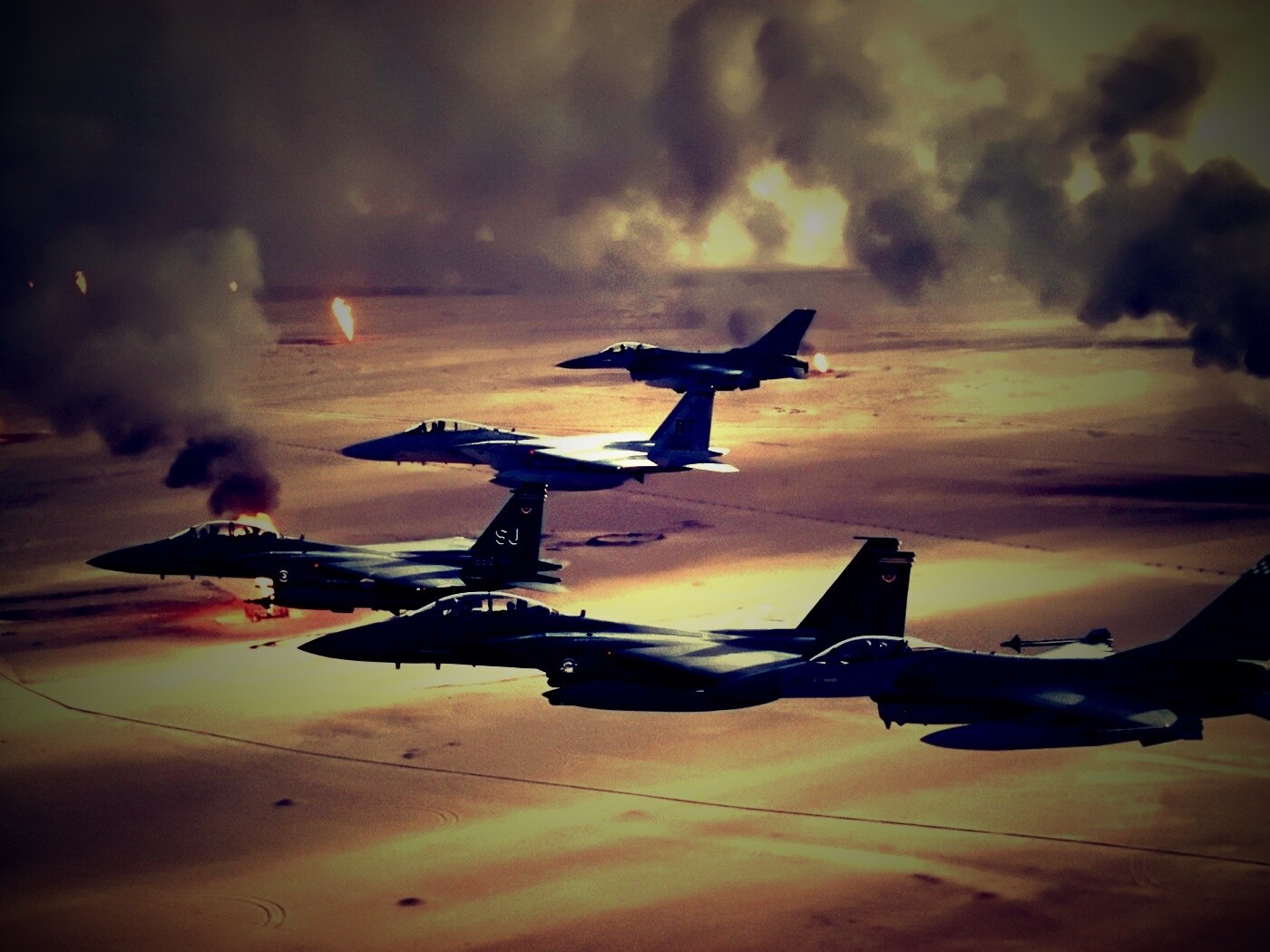 Пустынный шторм обои