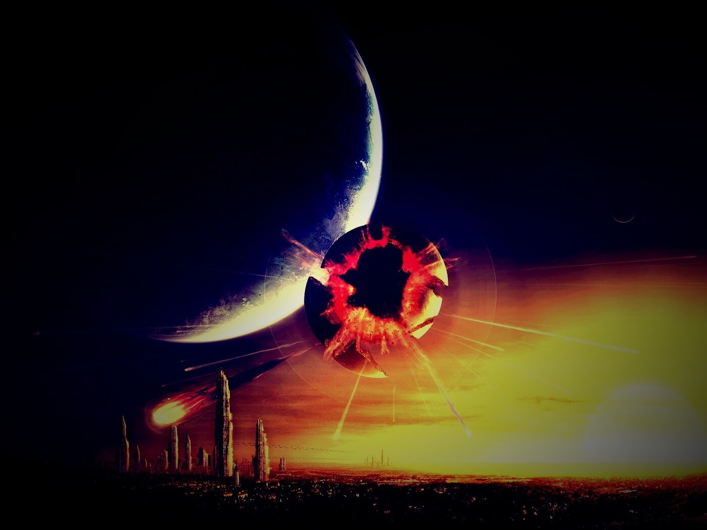 Катастрофа планетарного масштаба обои
