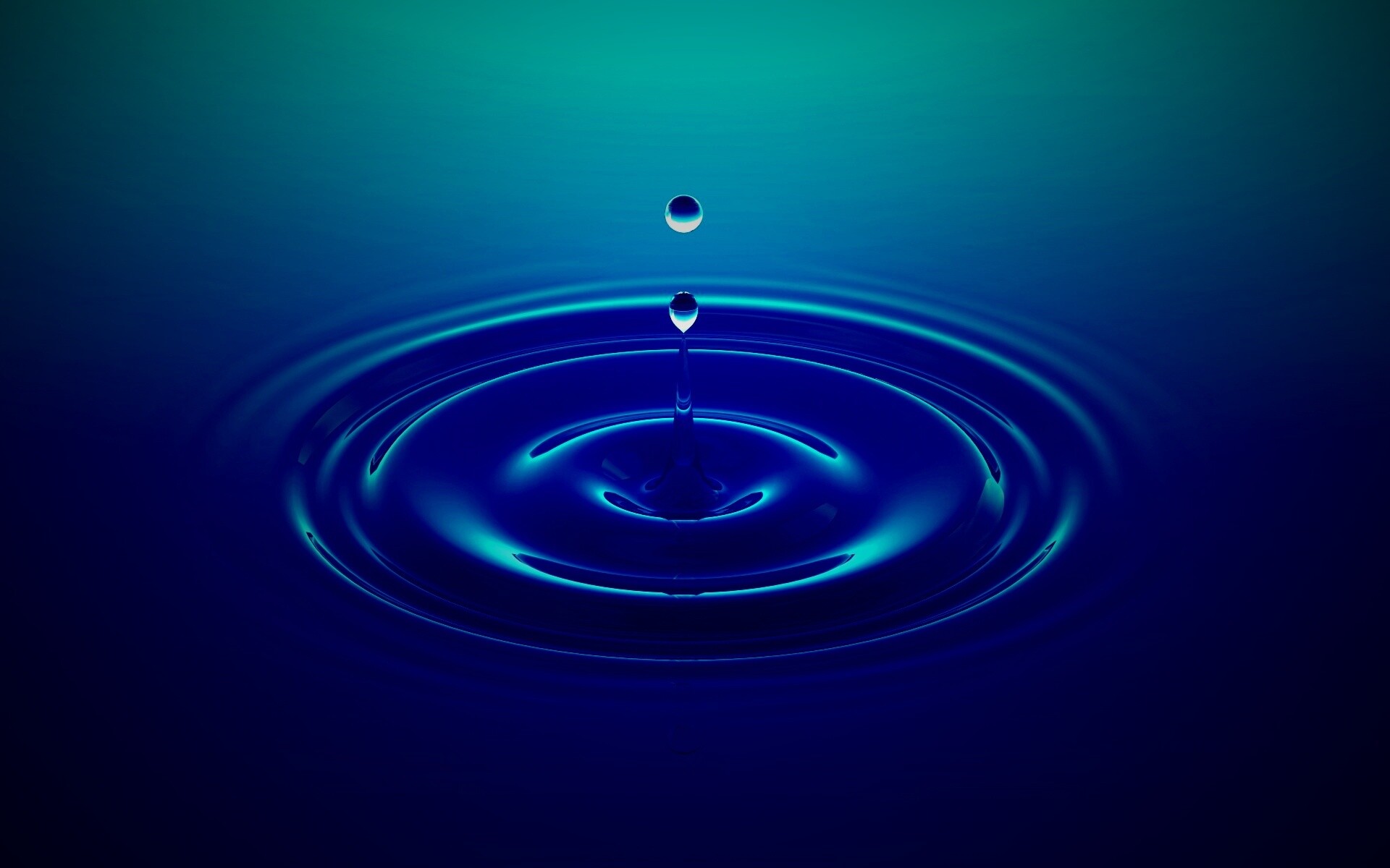 Упавшая капля обои