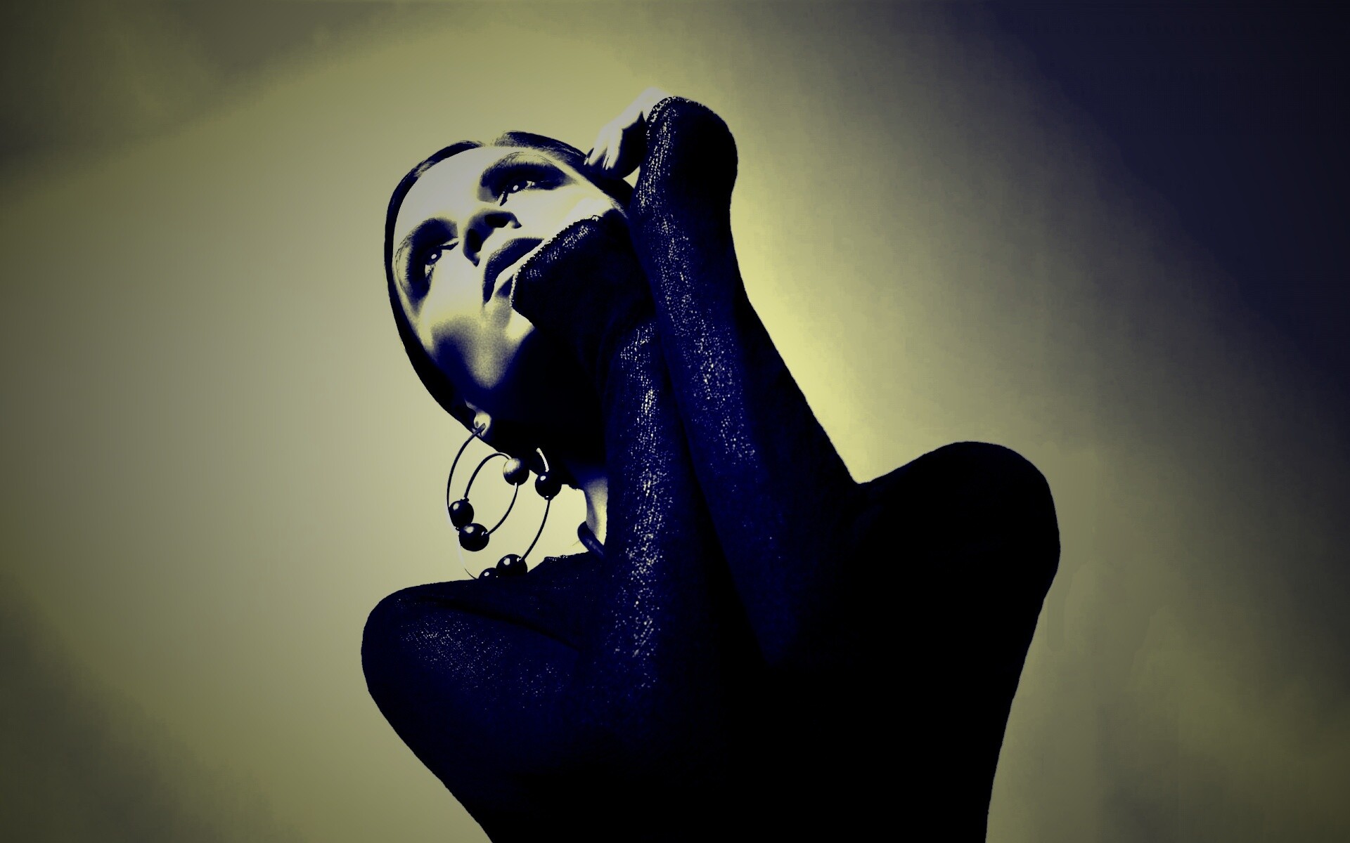 Взгляд вверх обои