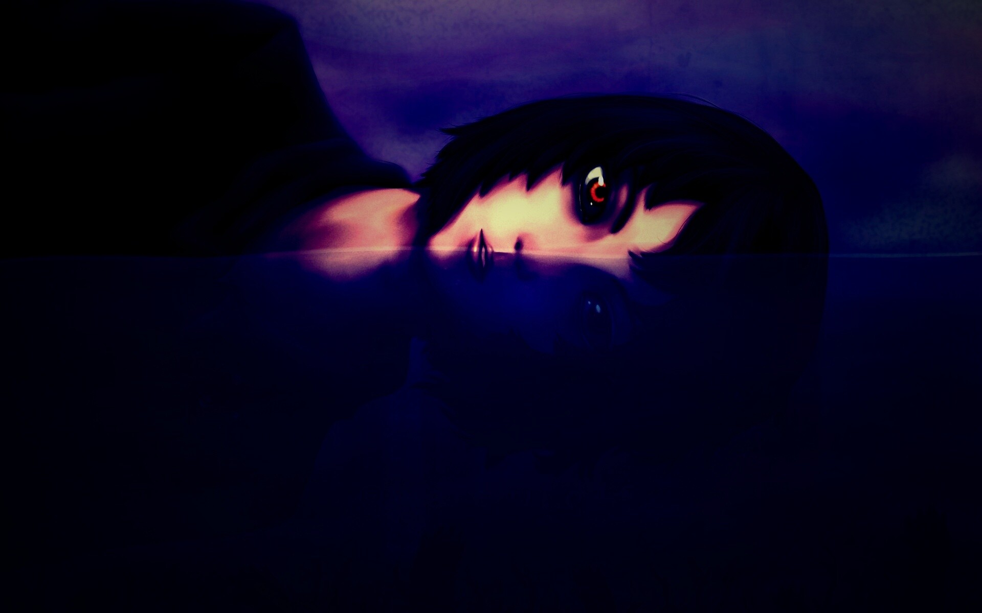 Девочка в воде обои