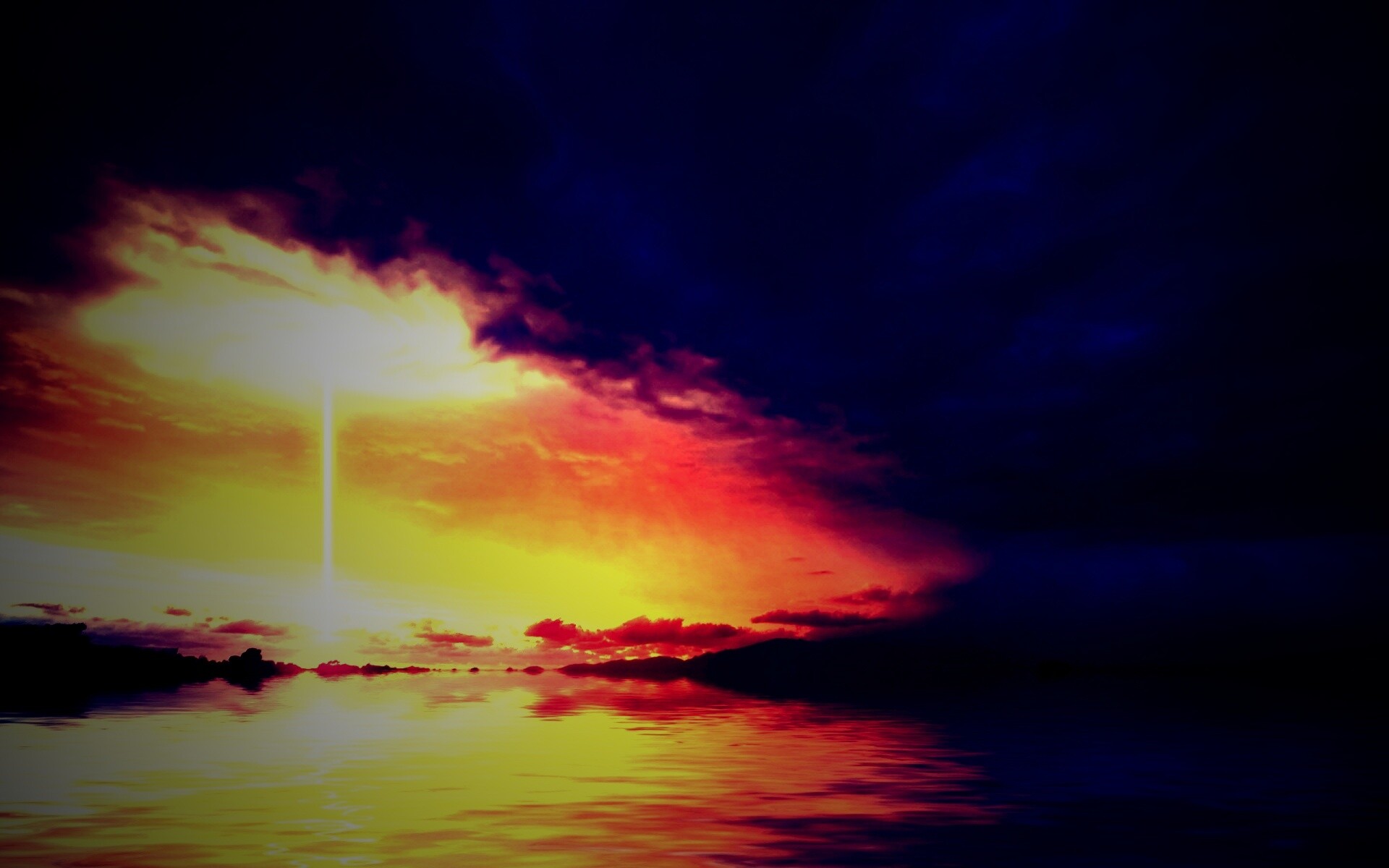 Луч с неба обои