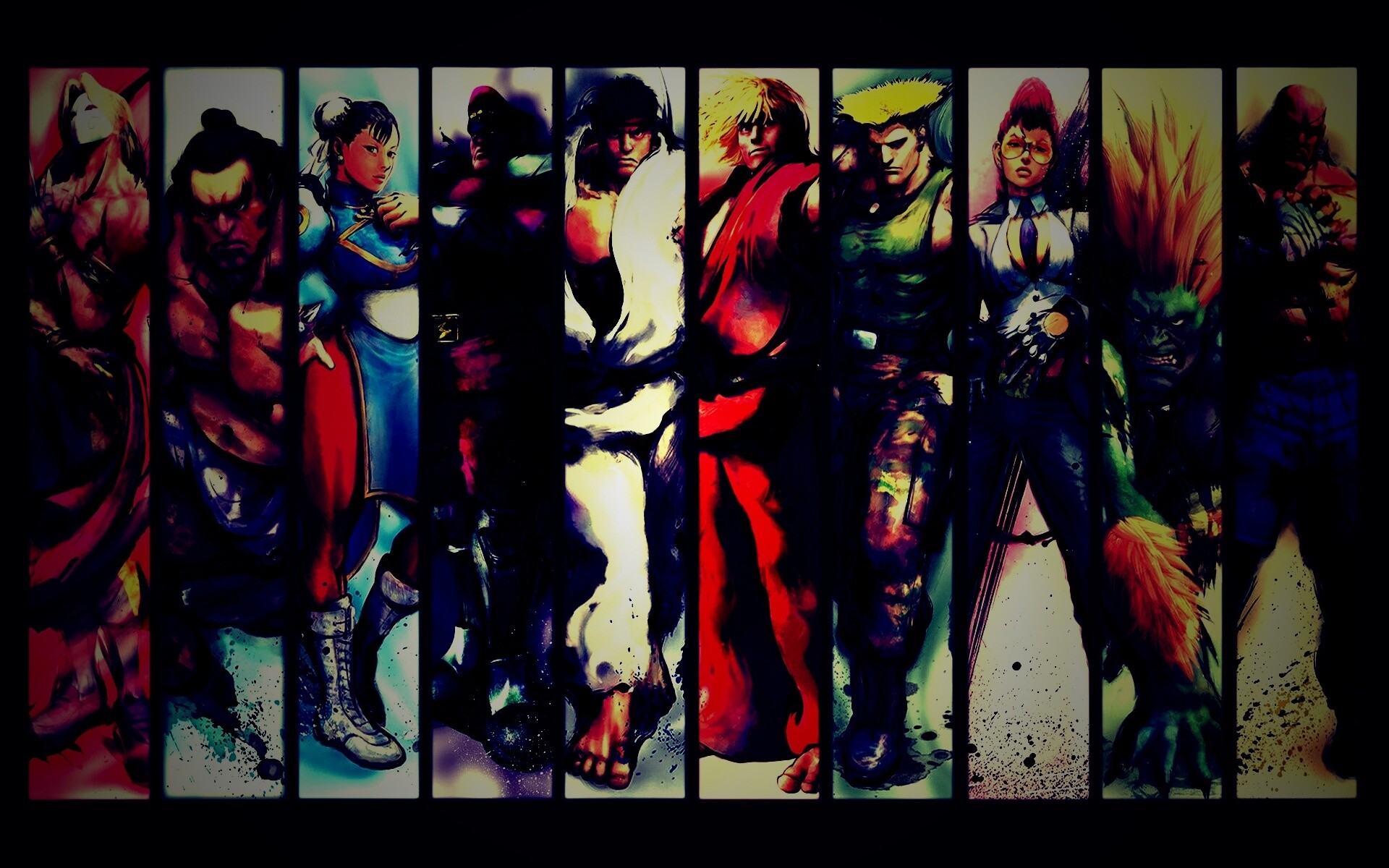 Герои игры Street FIghter обои