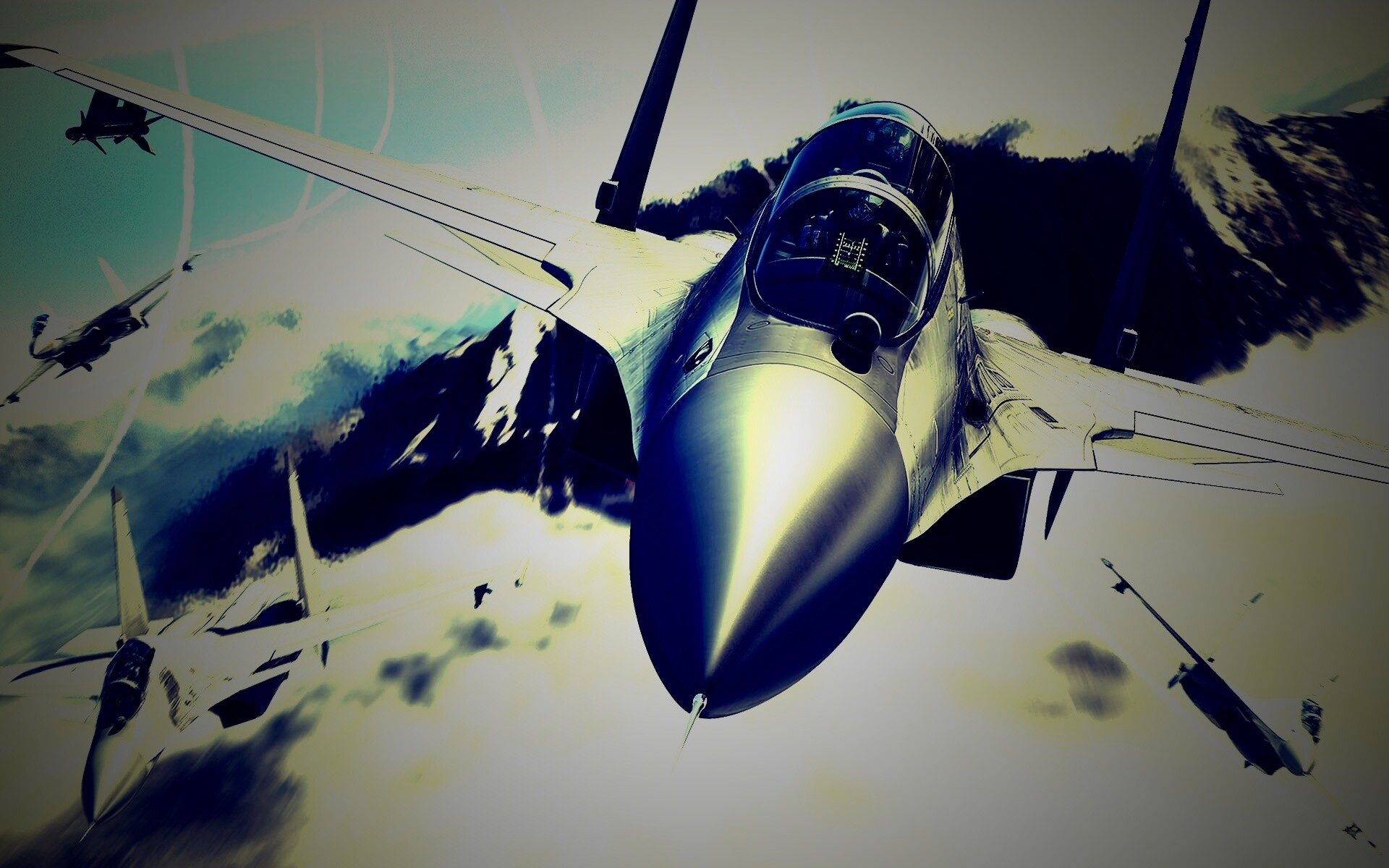 Истребители из игры Tom Clancy Haws 2 обои