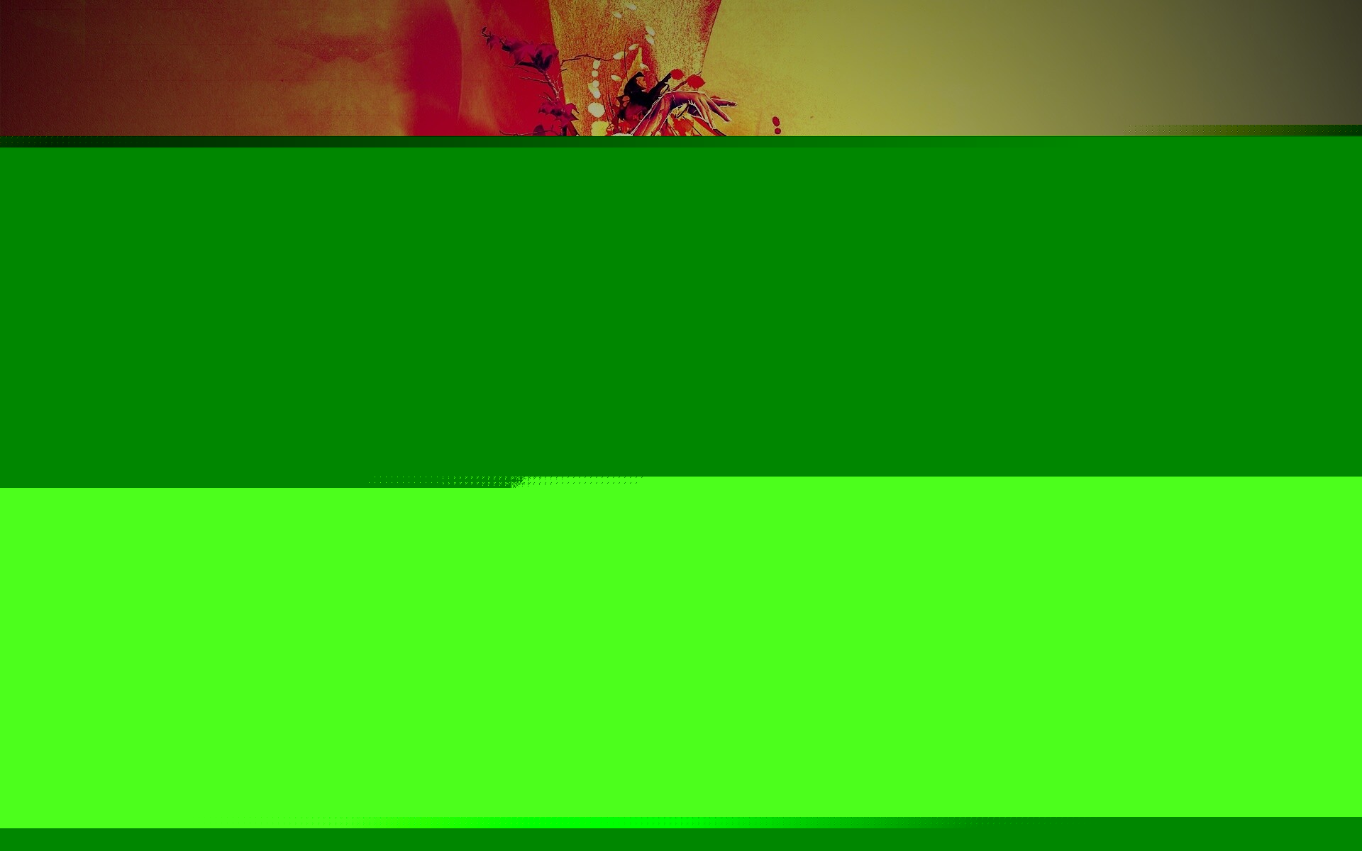 Девушка танцует в листьях обои