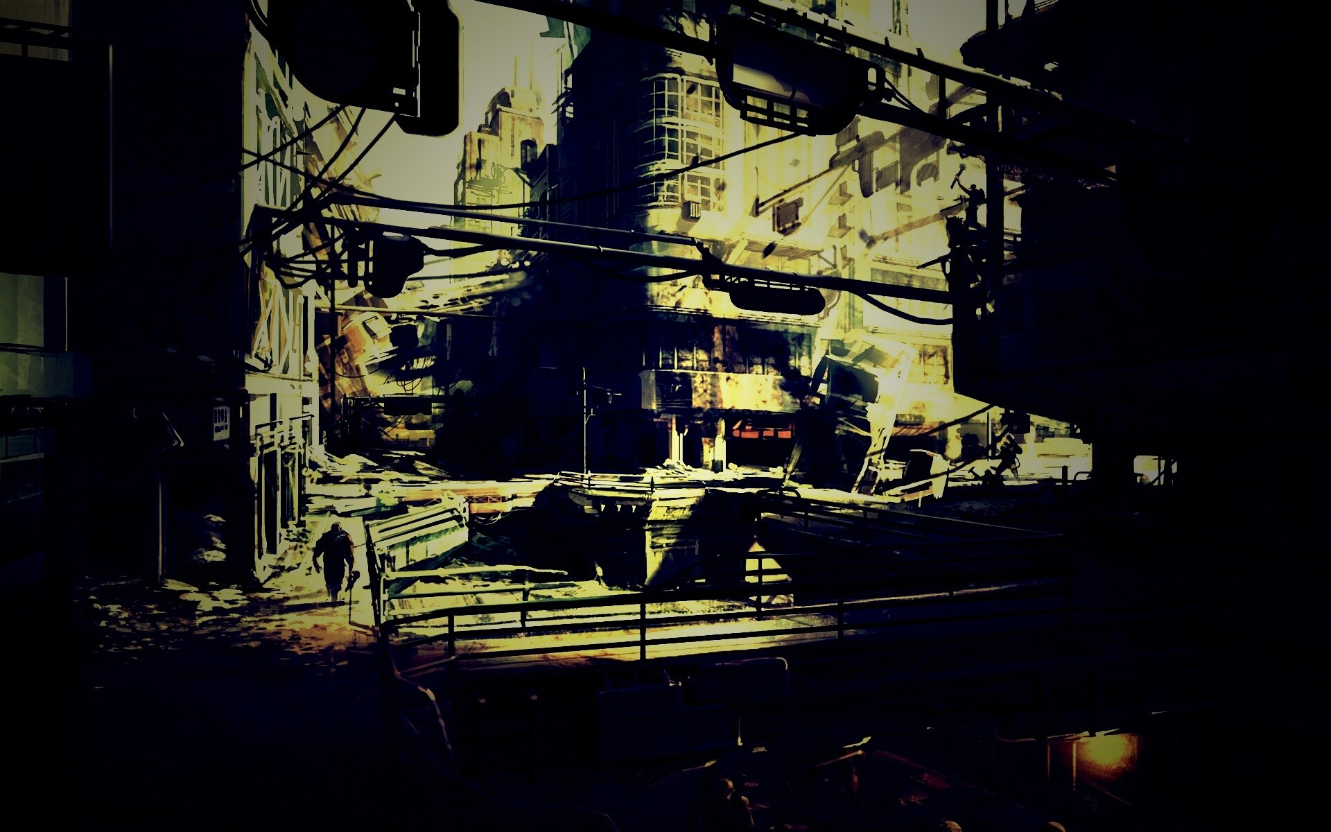 Локация из Fallout 3 обои