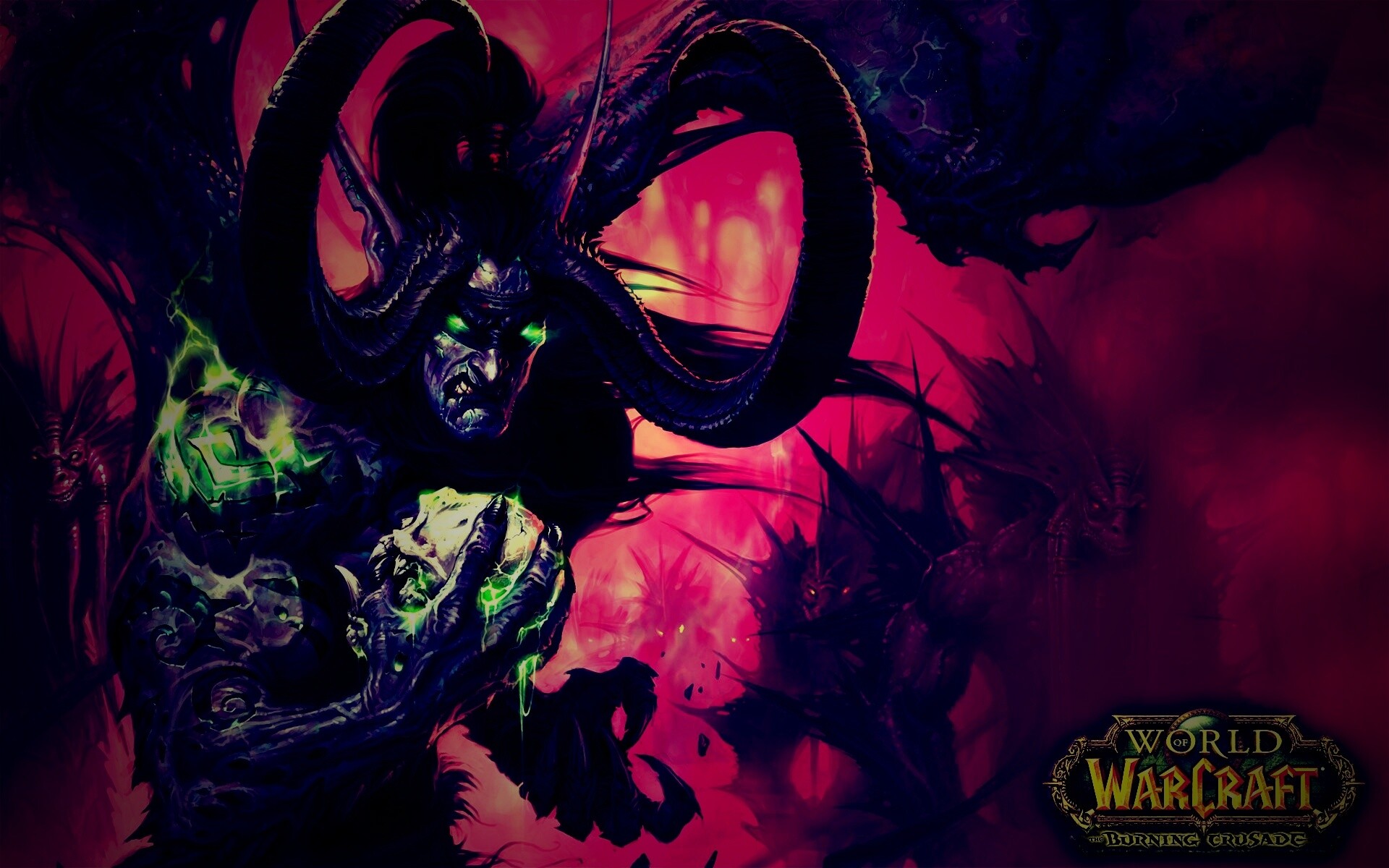 Иллидан из WoW BC обои