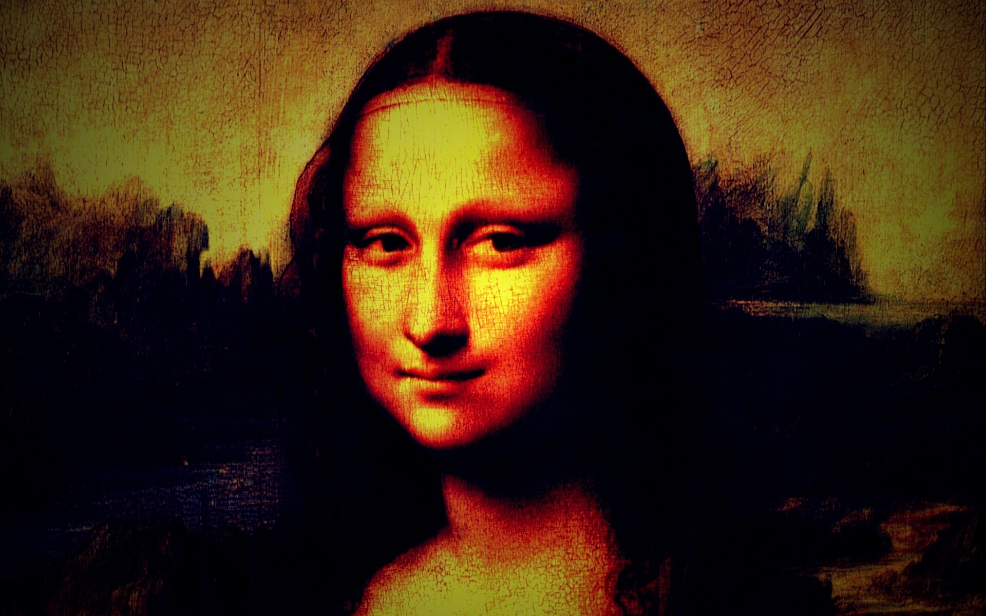 Картина Мона Лиза обои