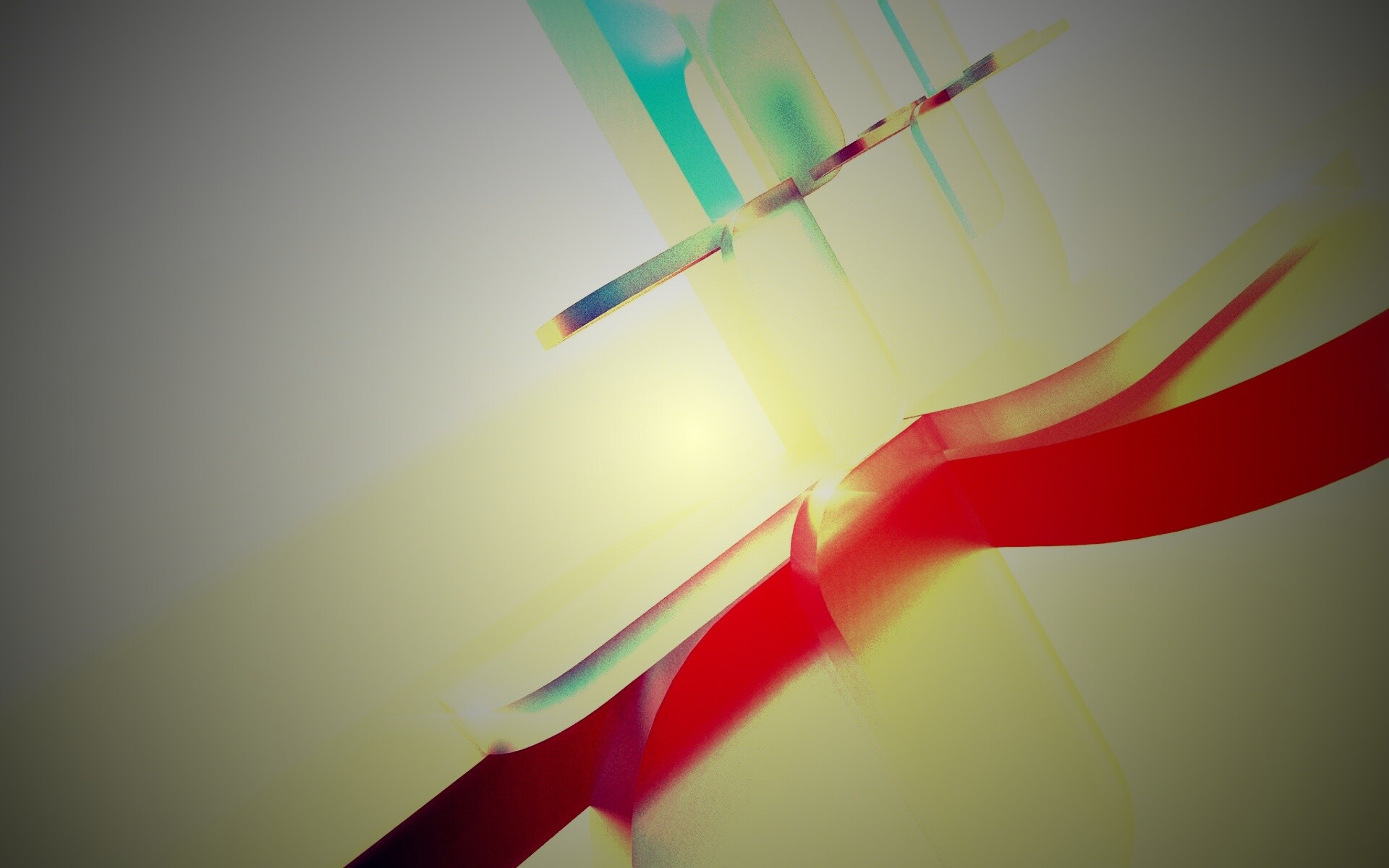 Абстракция из полупрозрачных фигур обои