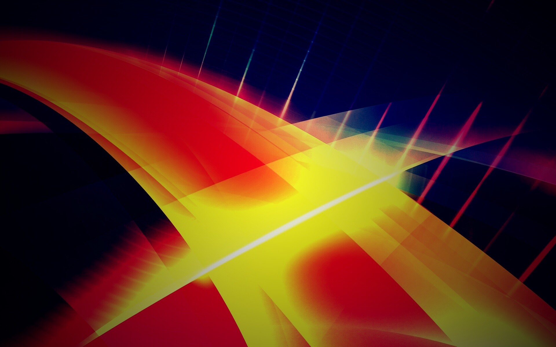 Пересекающиеся оранжевые полосы обои