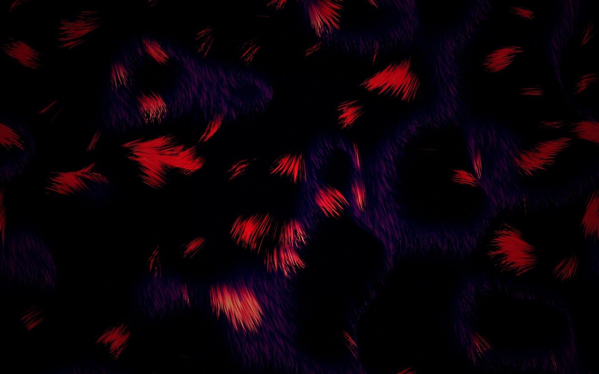 Льющийся волнами мех обои