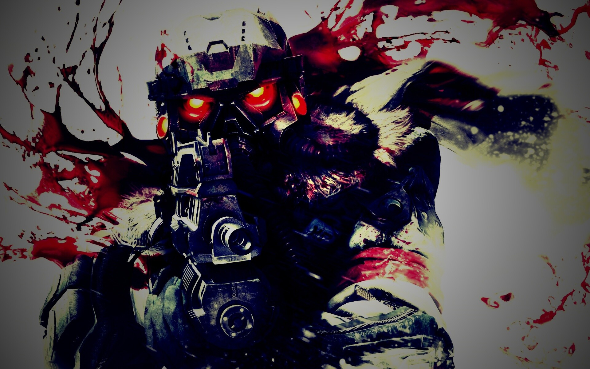 Боец в зимней форме обои