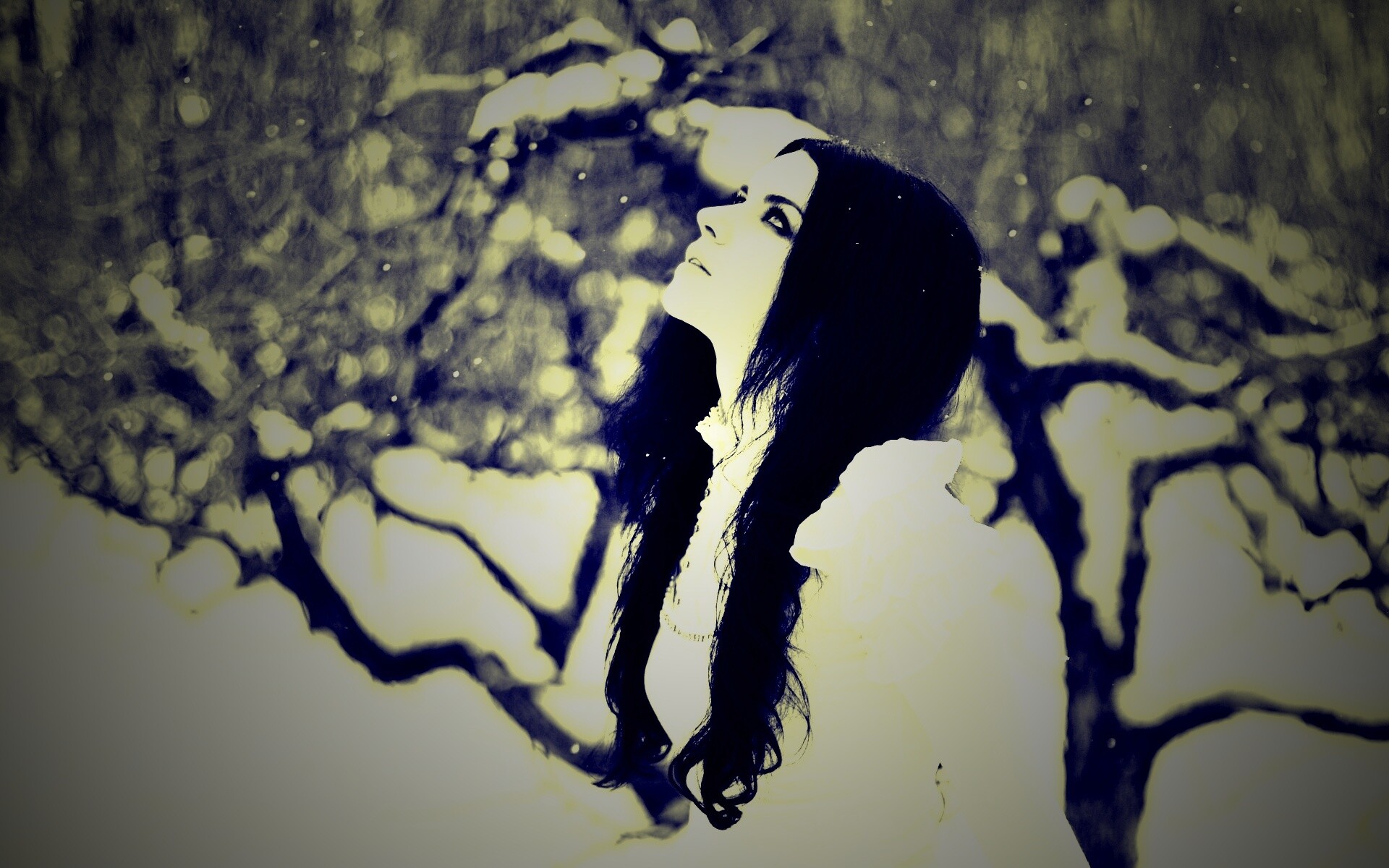 Белоснежная леди обои