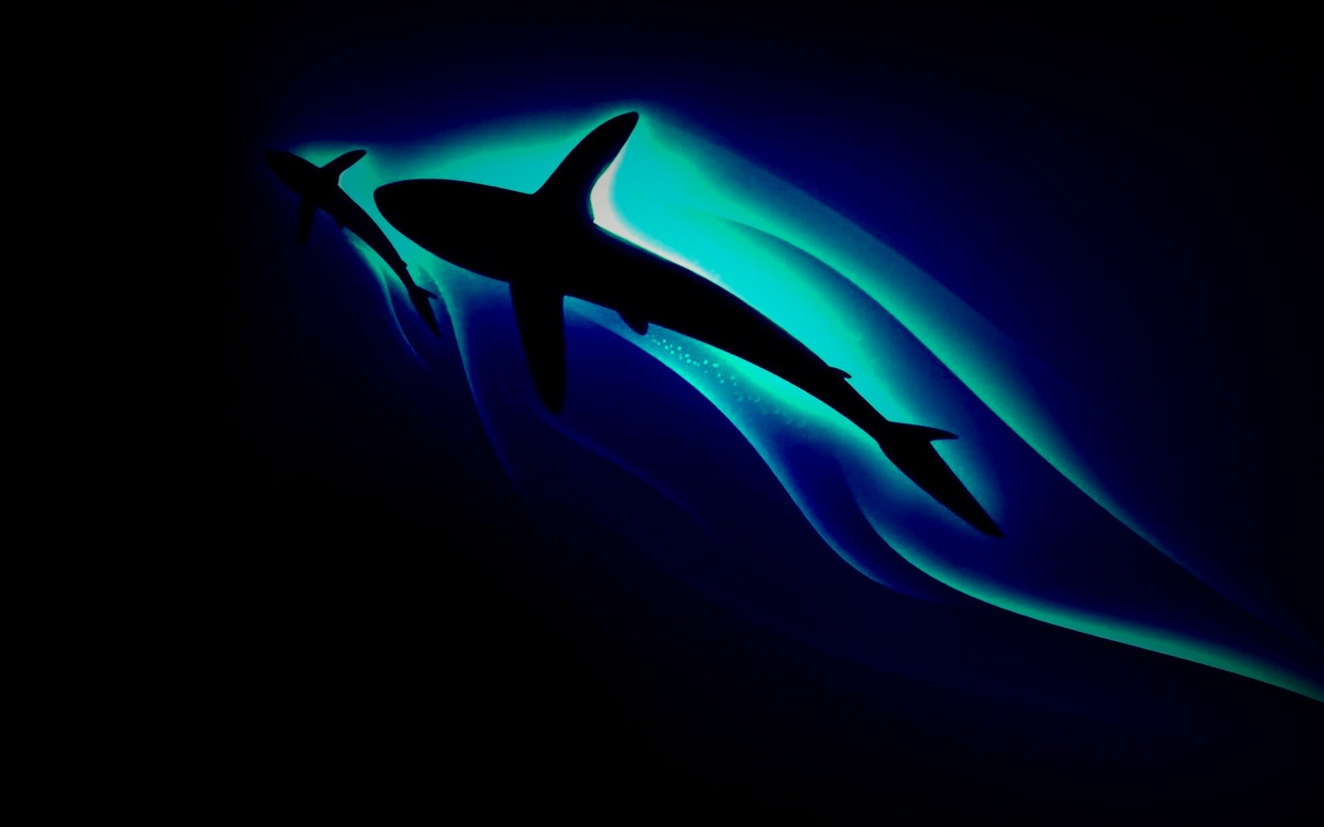 Рыбы в глубине обои