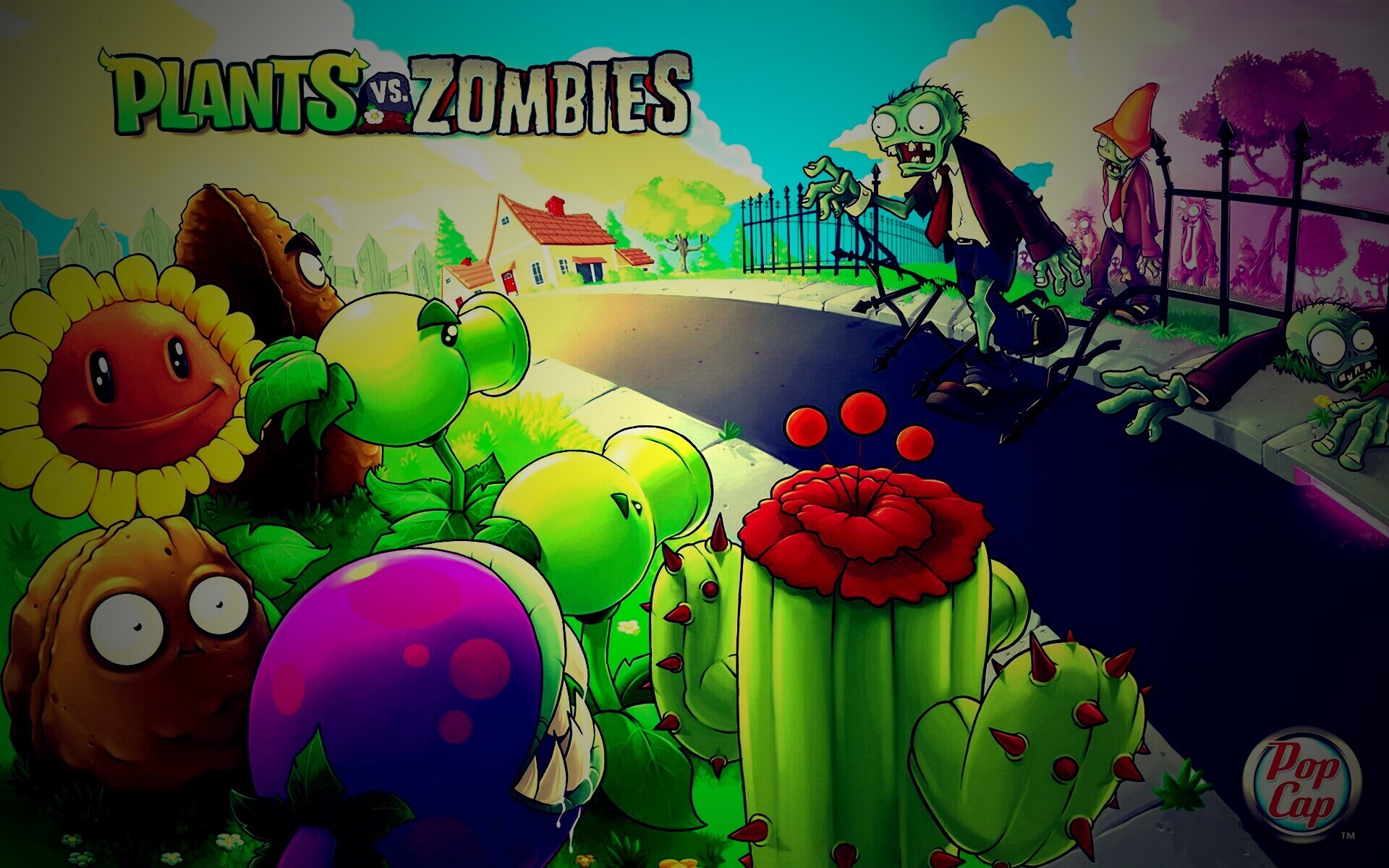 Plants vs zombies обои