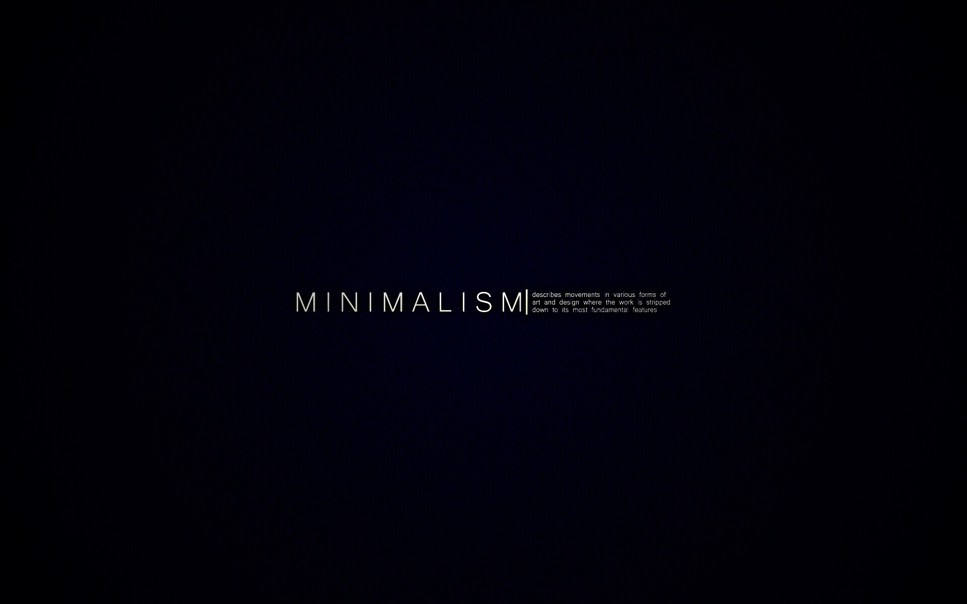 Минимализм обои