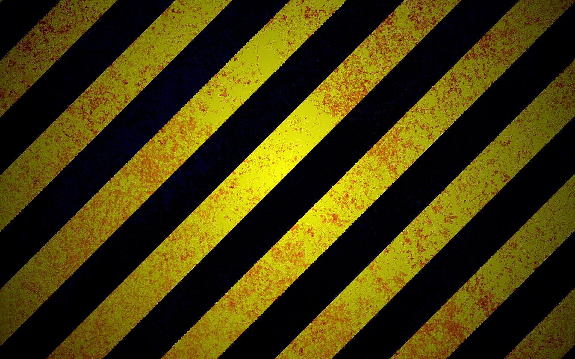 Предупреждающая черно-желтая штриховка обои