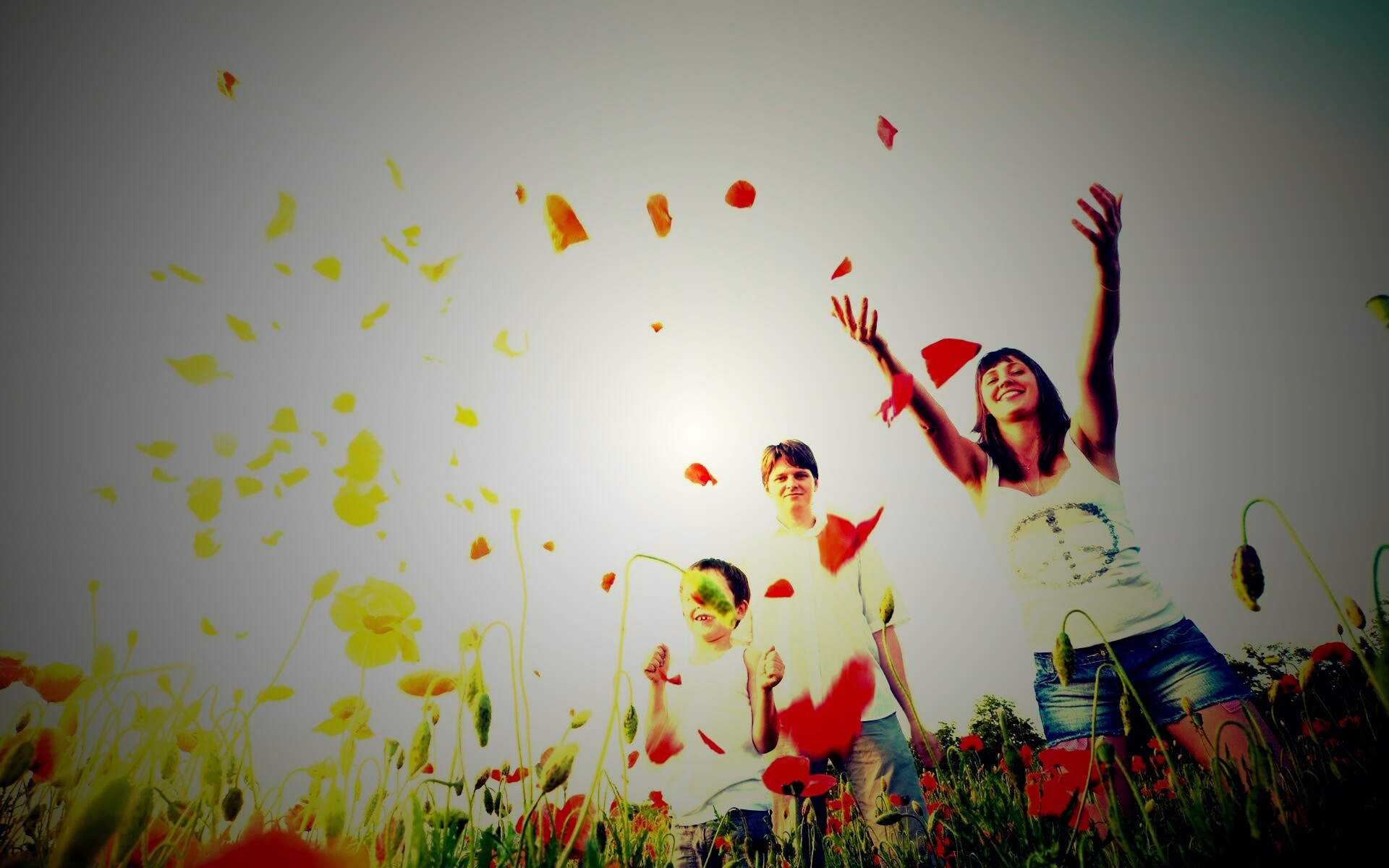 Счастье и радость обои