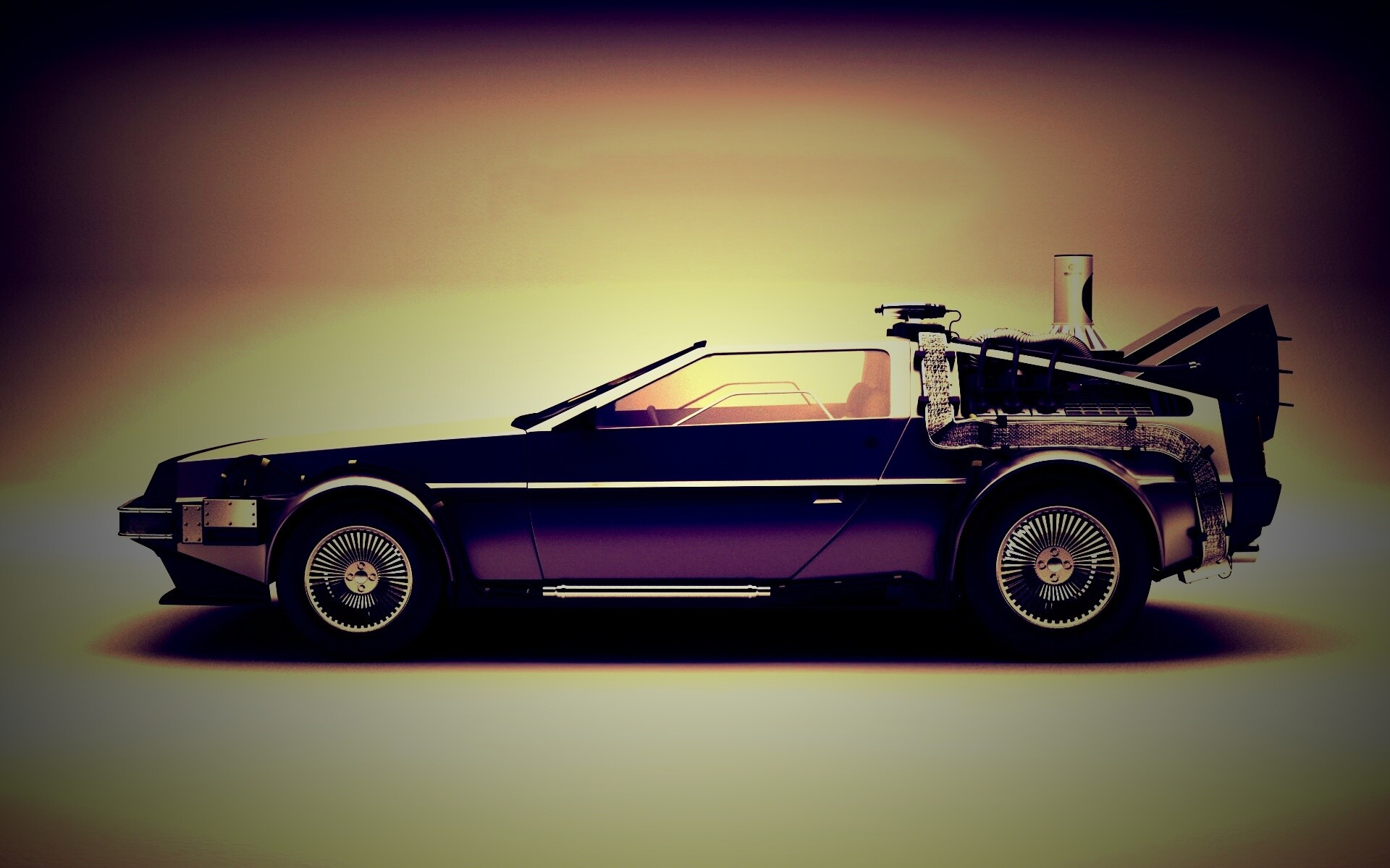 DeLorean машина времени обои