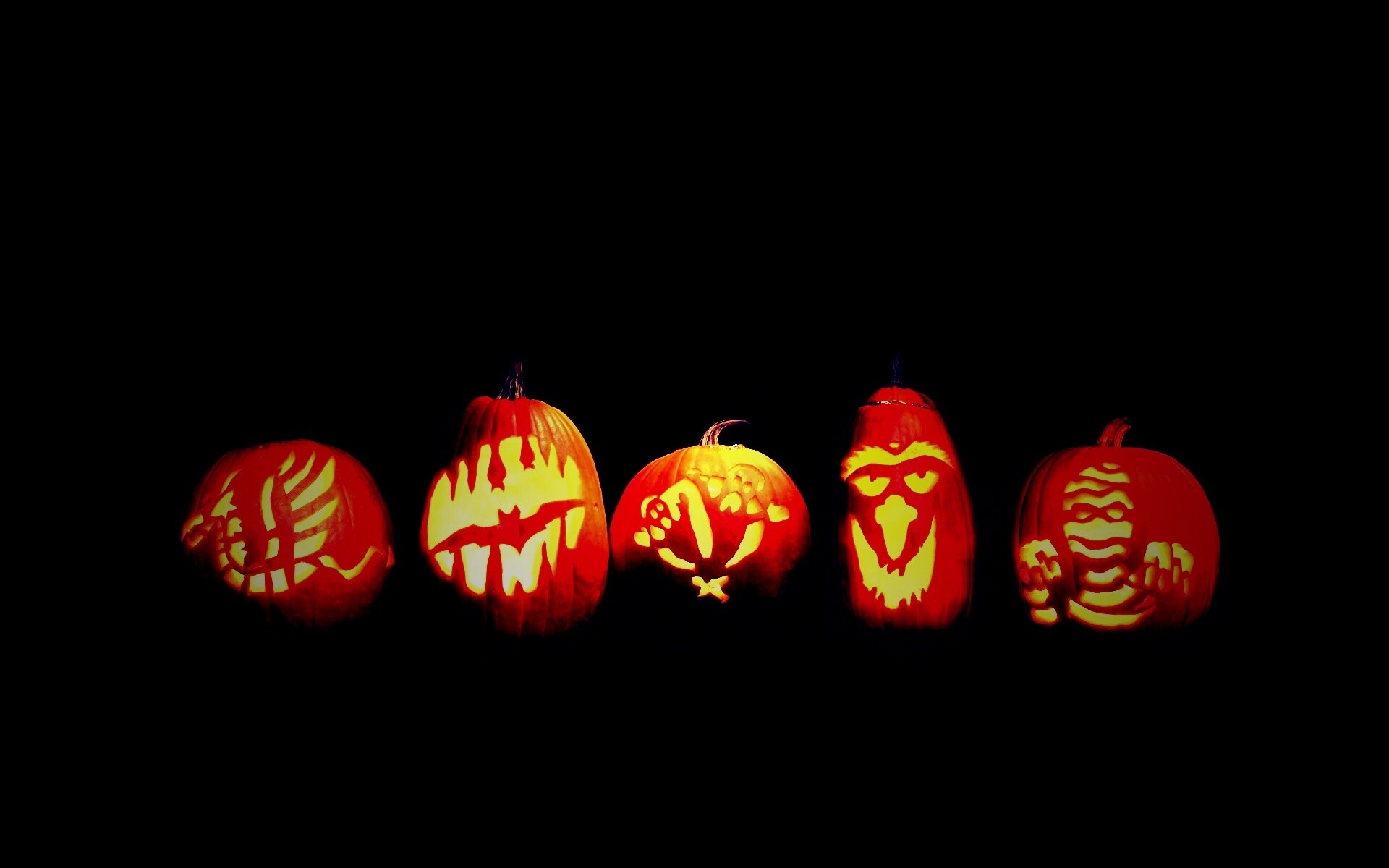 Тыквы на Хэллоуин обои