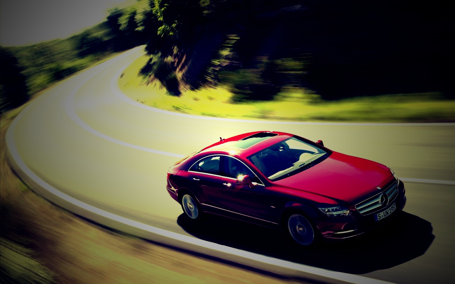 Mercedes CLS 550 обои