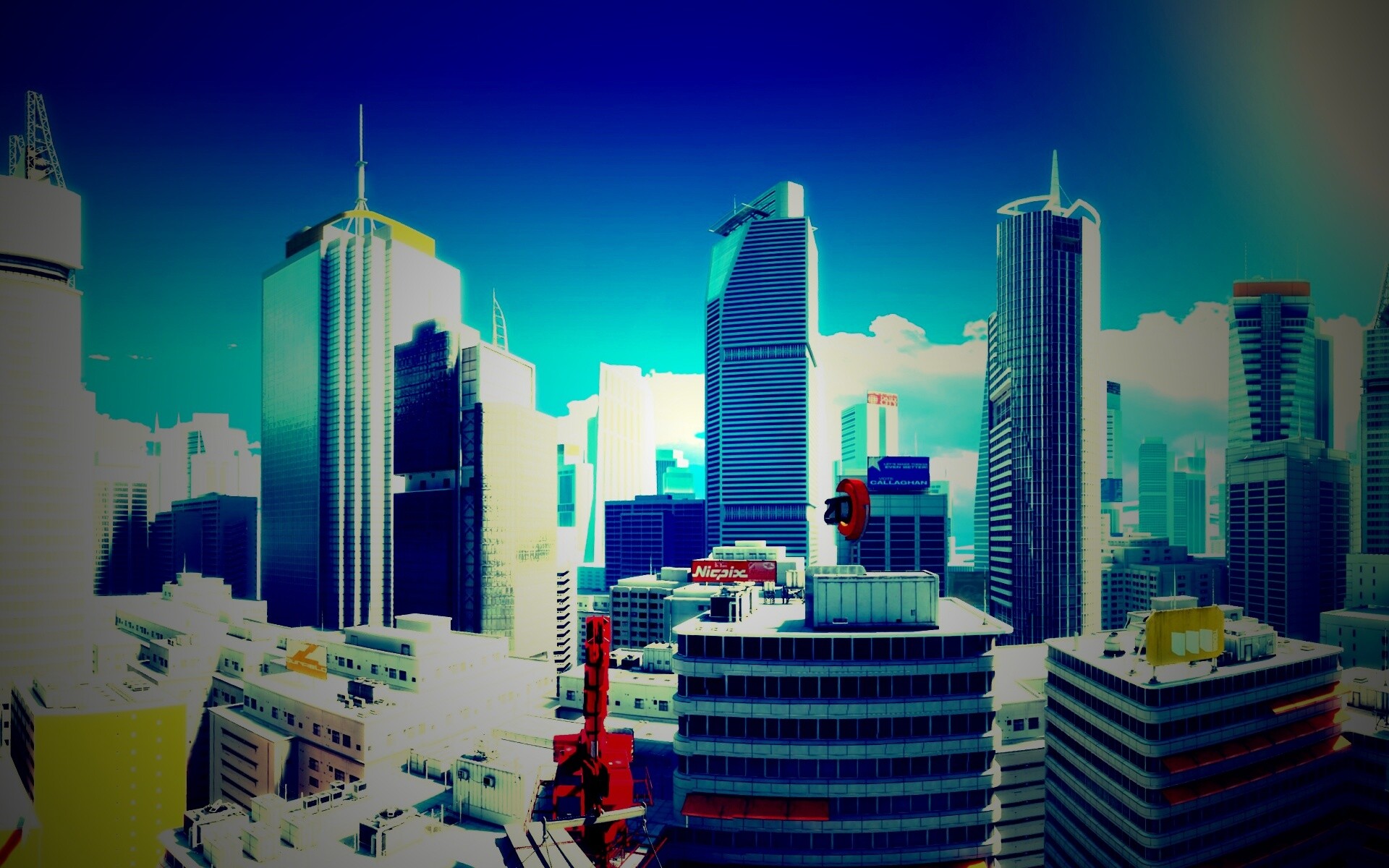 Город Mirrors Edge обои