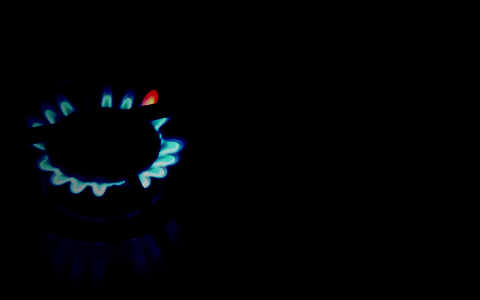 Огонь газовой горелки обои