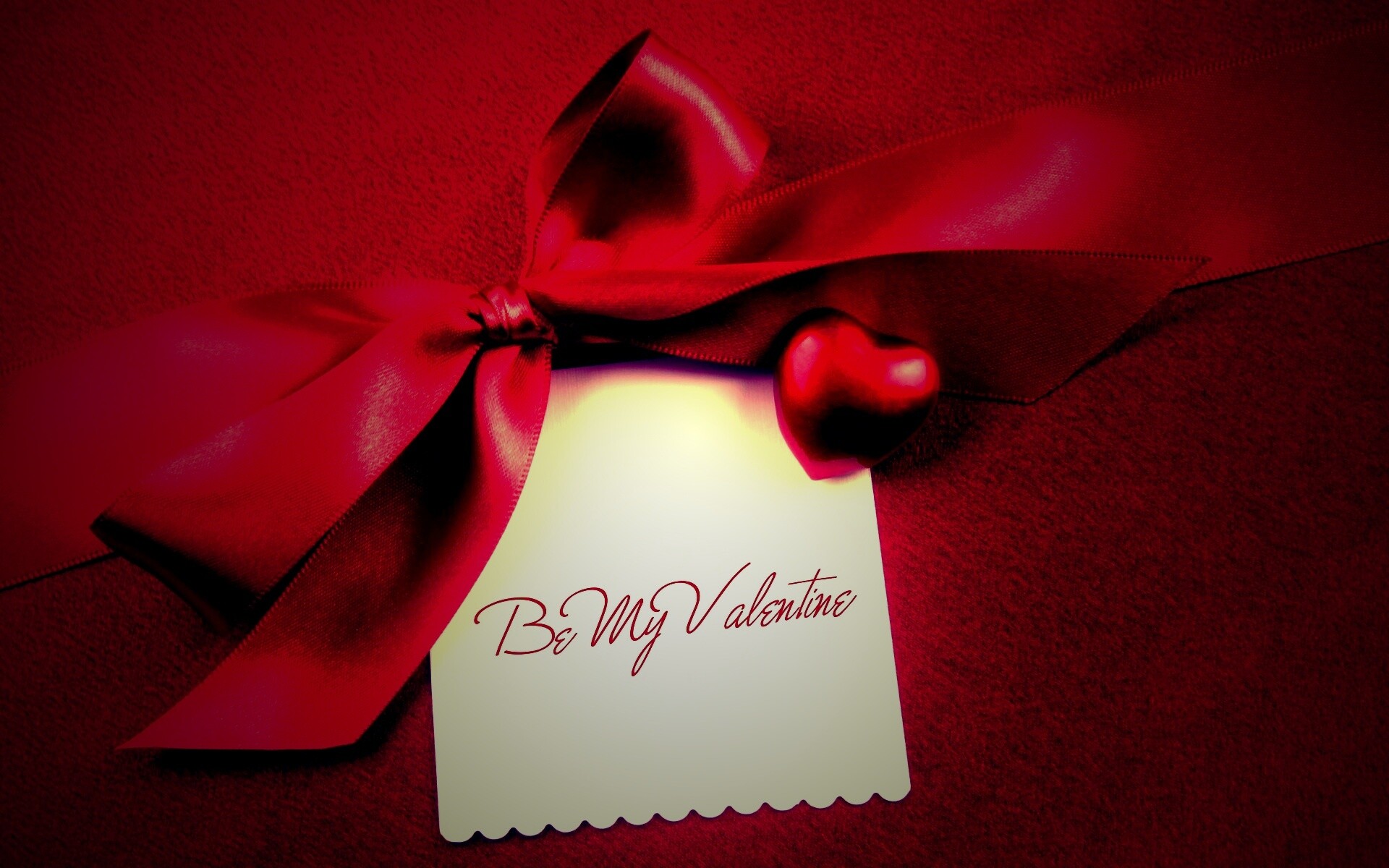 Открытка на день Святого Валентина обои