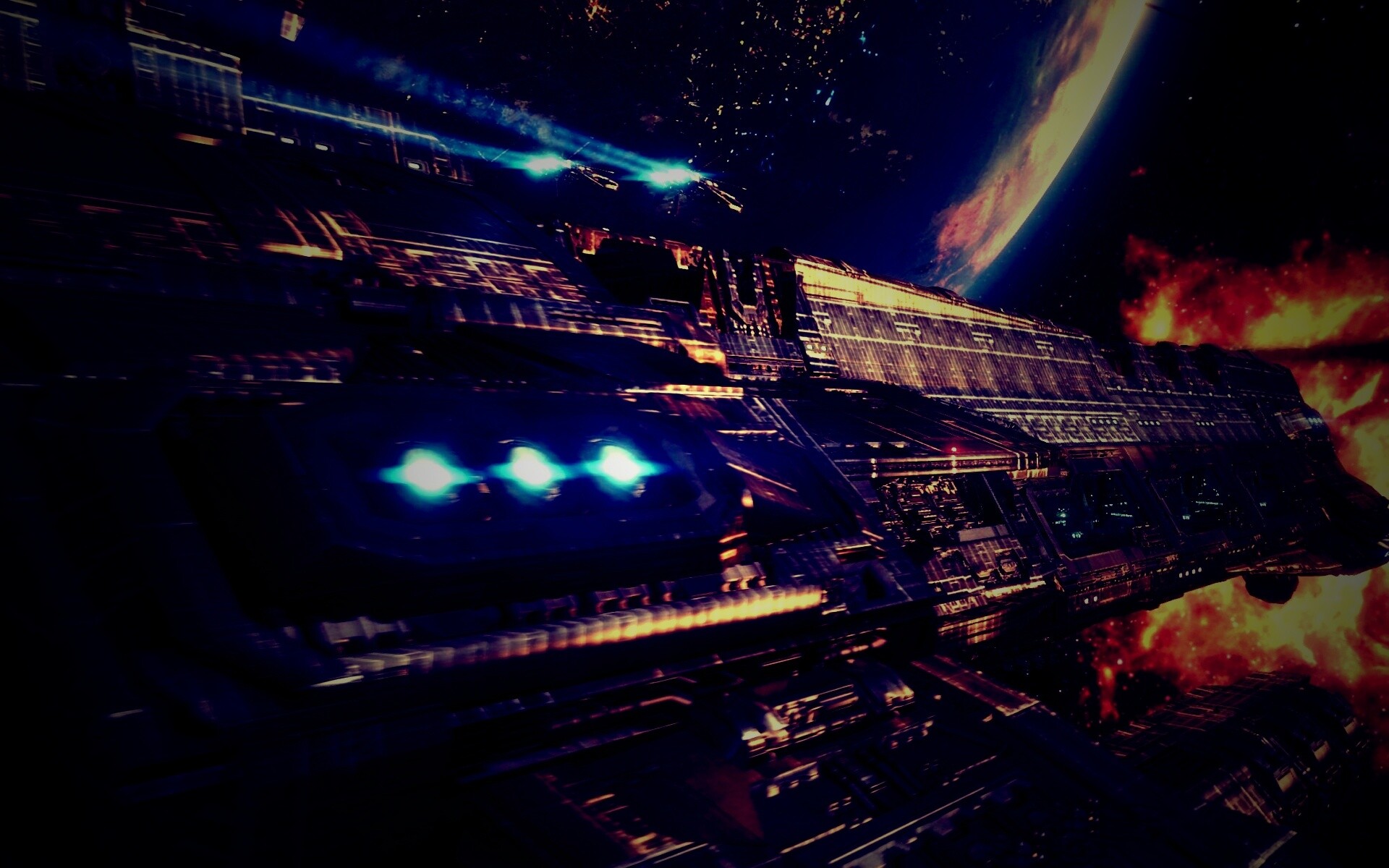 Космический корабль обои