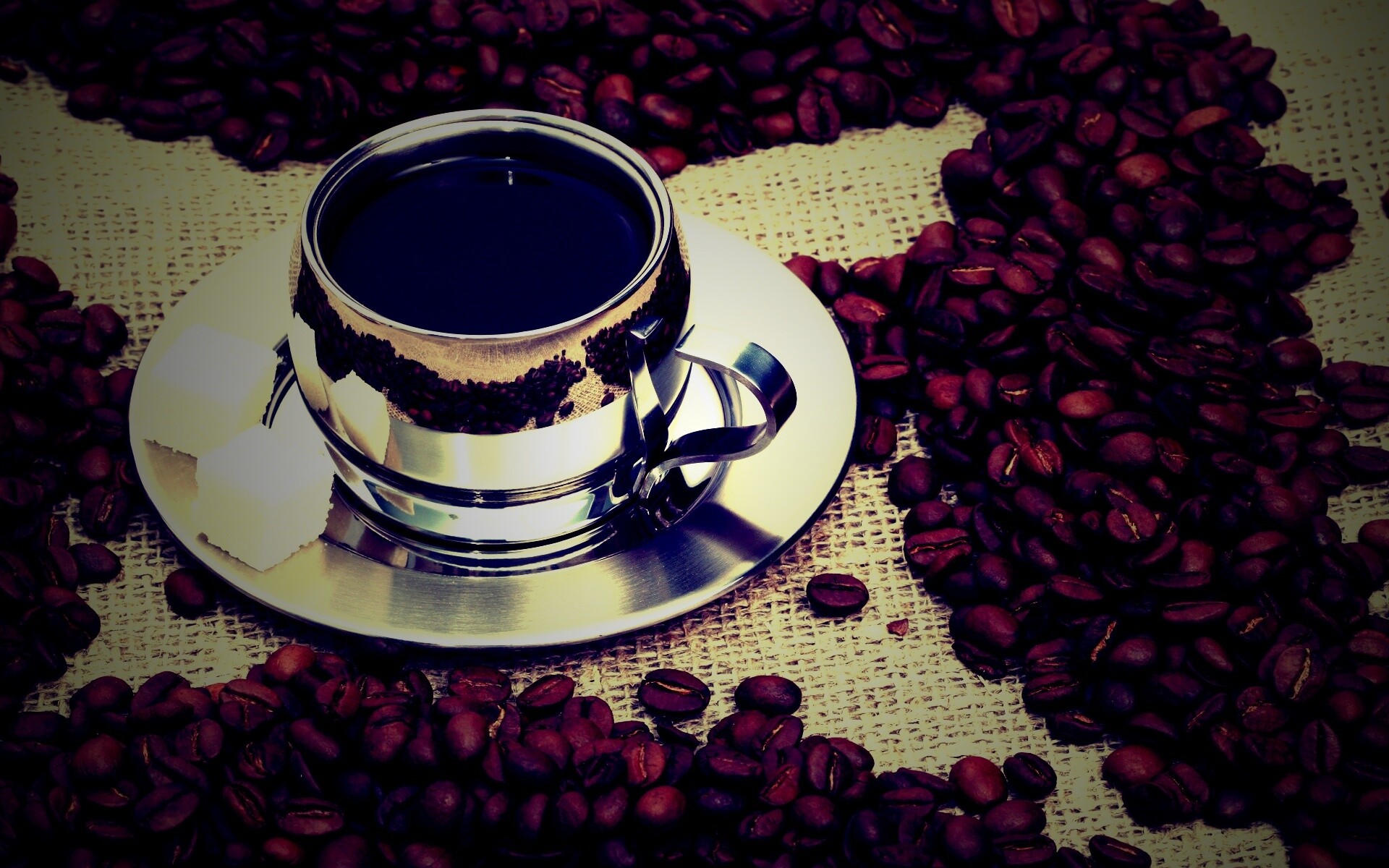 Кофе с сахаром обои