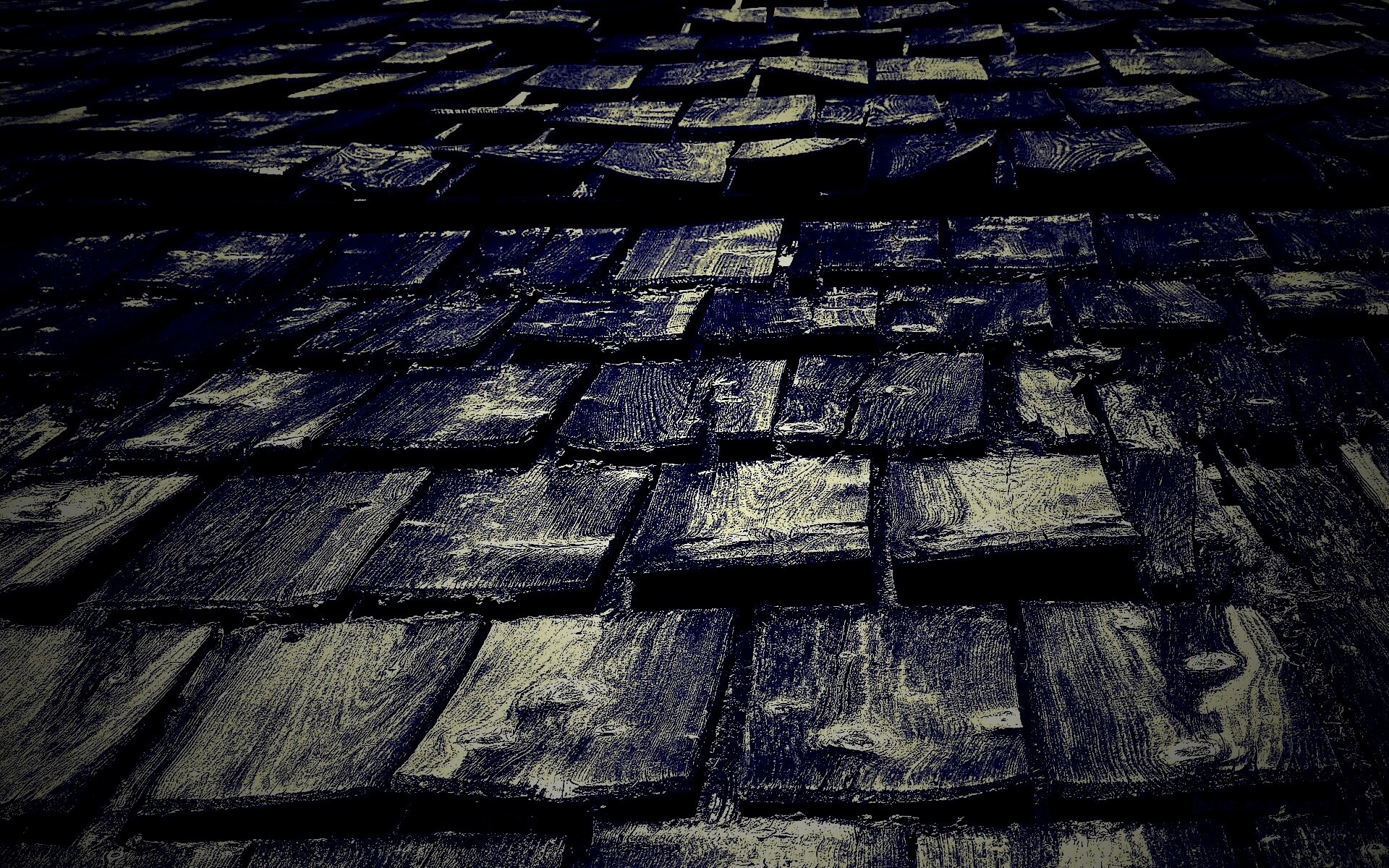 Деревянная крыша обои