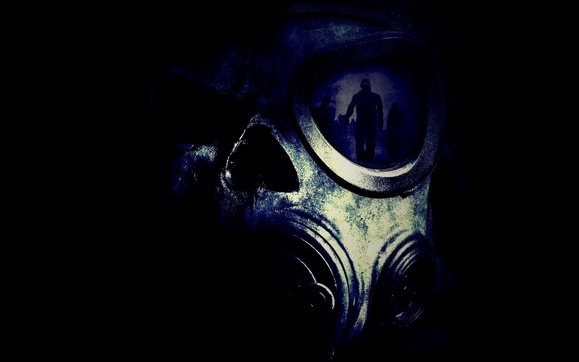 Зловещая маска обои