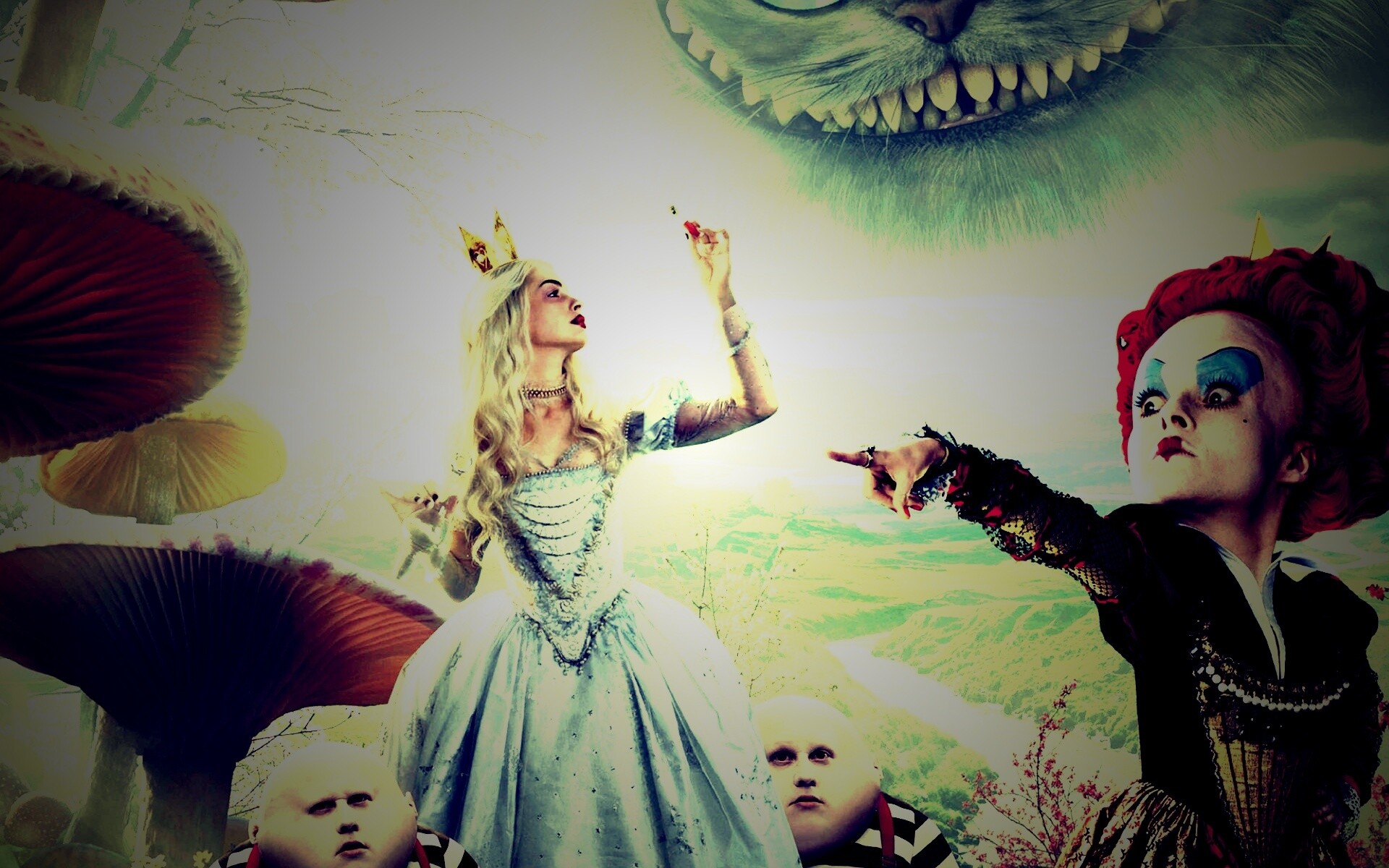 Персонажи из "Алиса в стране Чудес" обои