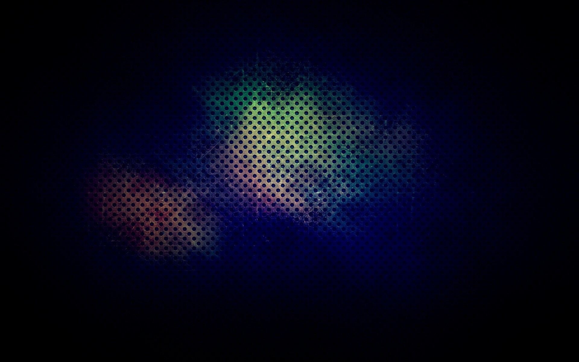 Свет на перфорированной стене обои