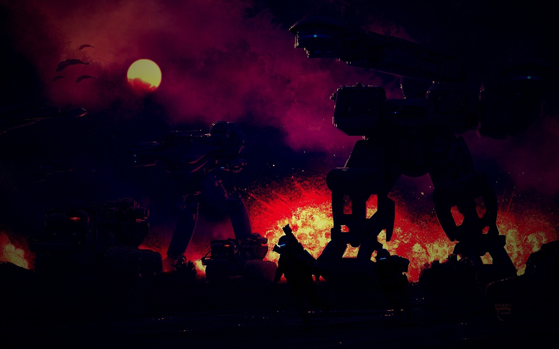 Война будущего обои