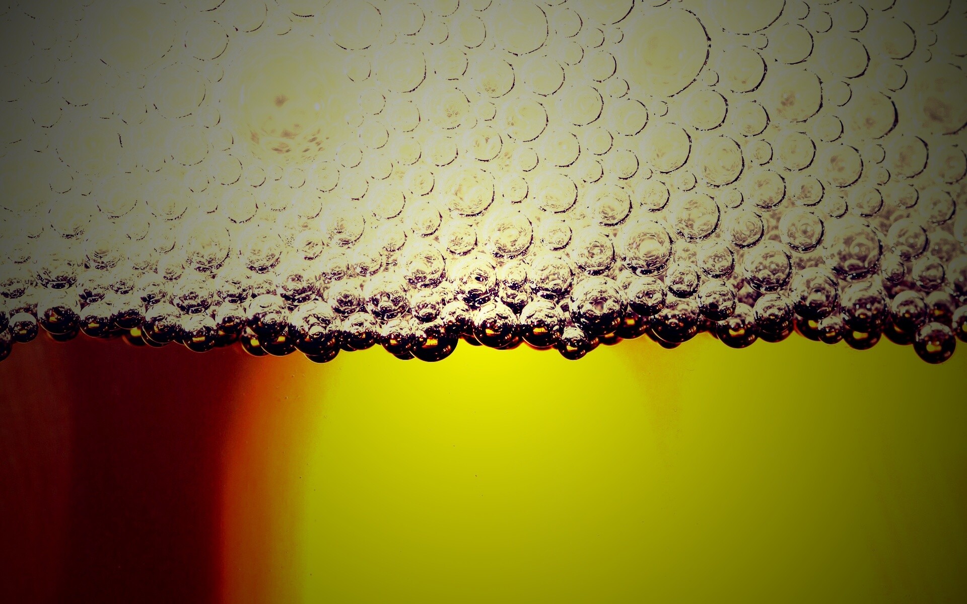 Пенное пиво в макро обои