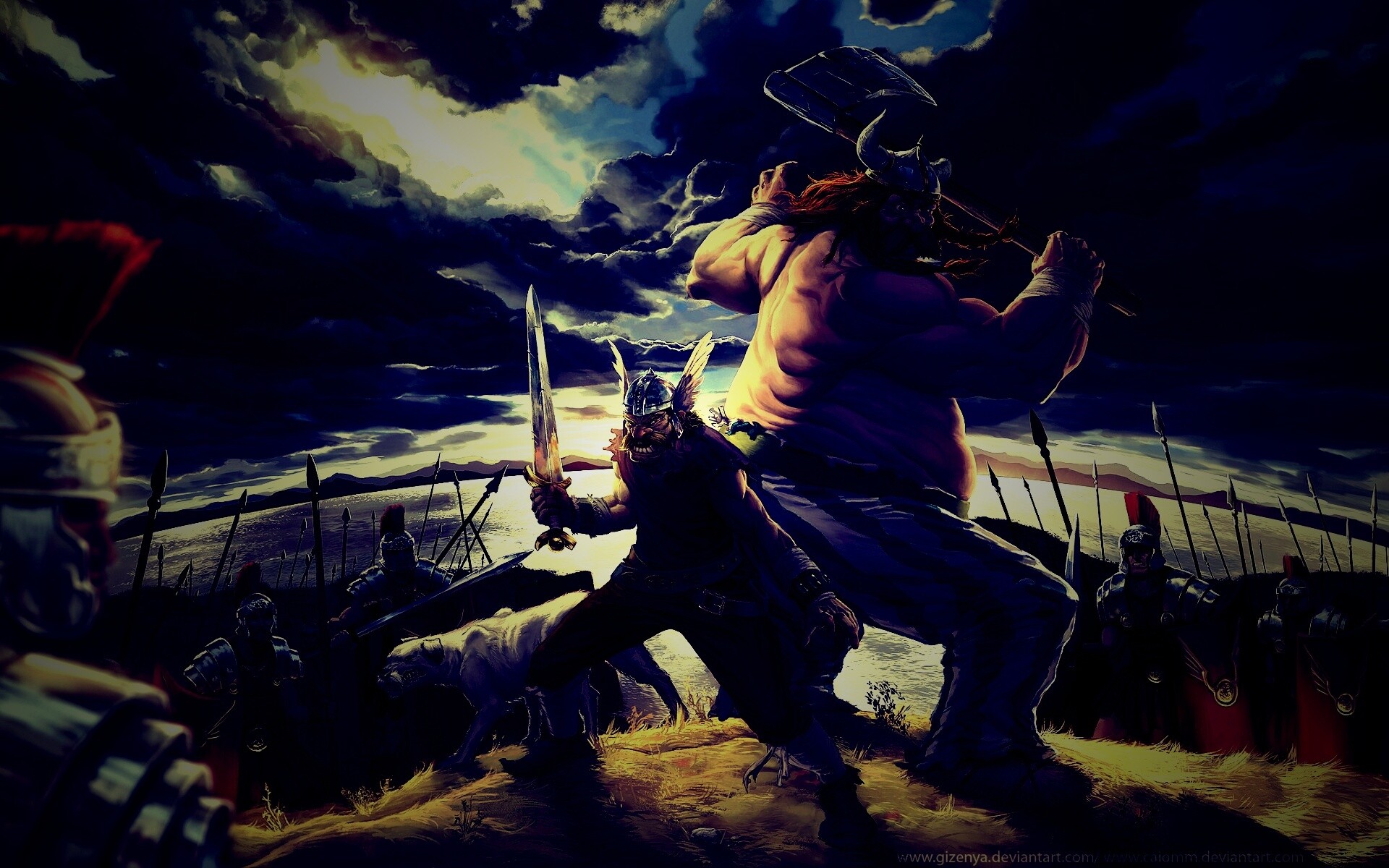 Астерикс и Обеликс по взрослому обои