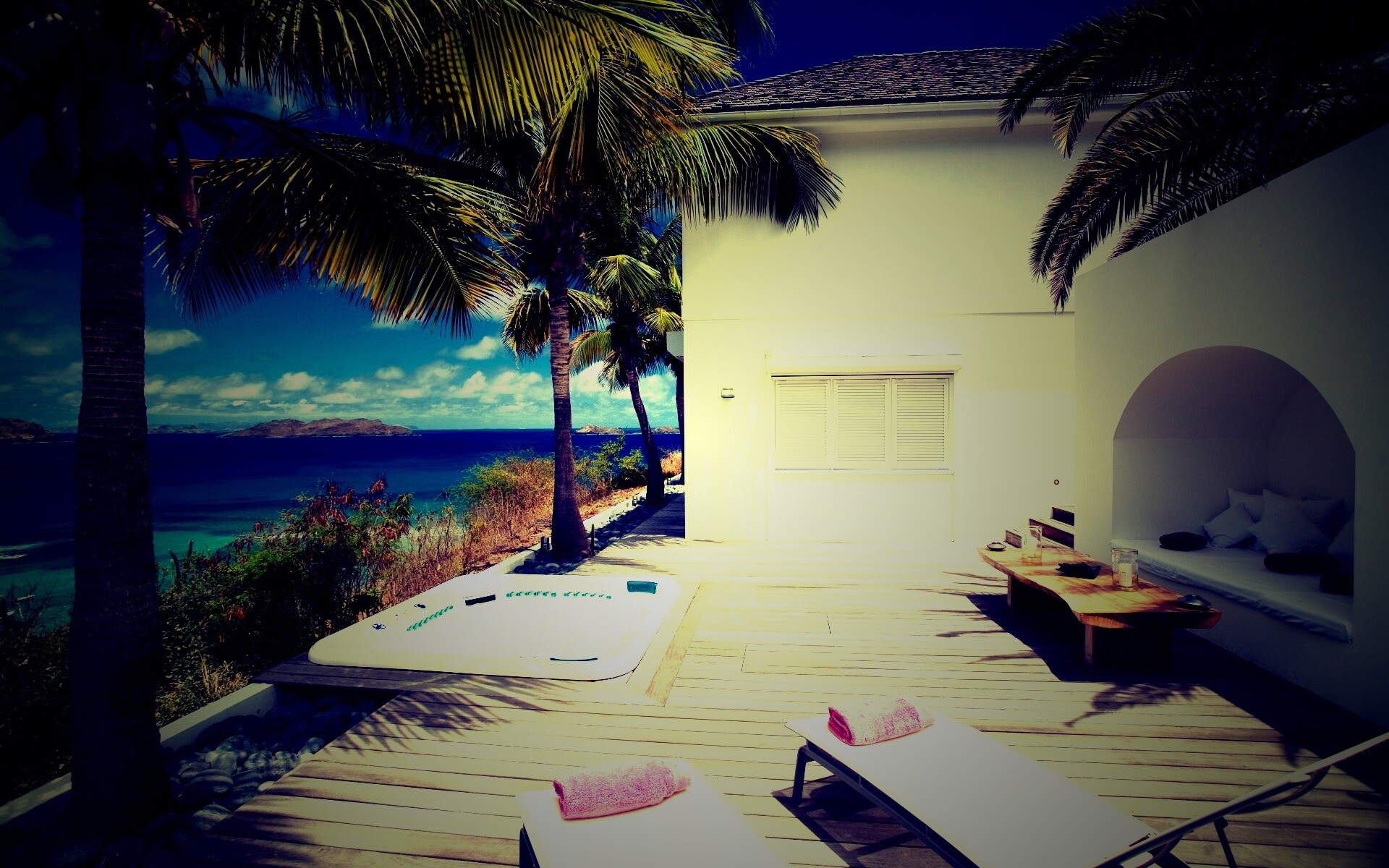 Райский уголок обои