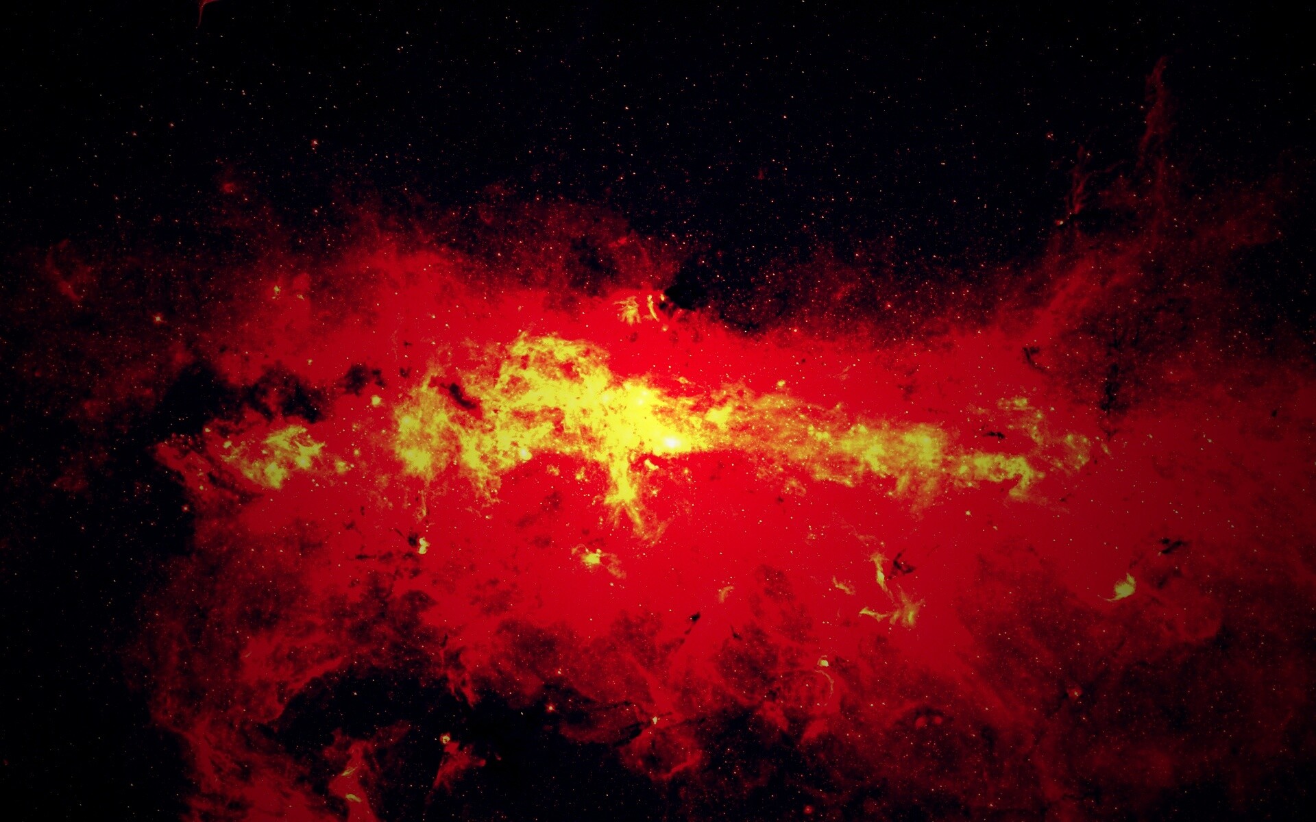 Кроваво-красная бездна обои